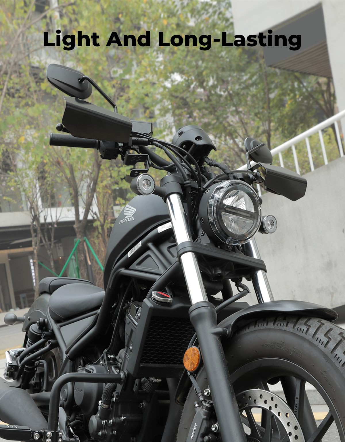 KEMIMOTO Motorcycles Coffin Cut Handguards Compatible with Rebel CMX 300 500 1100 2017-2024 Hand Guards Hand Shields Rebel Acces