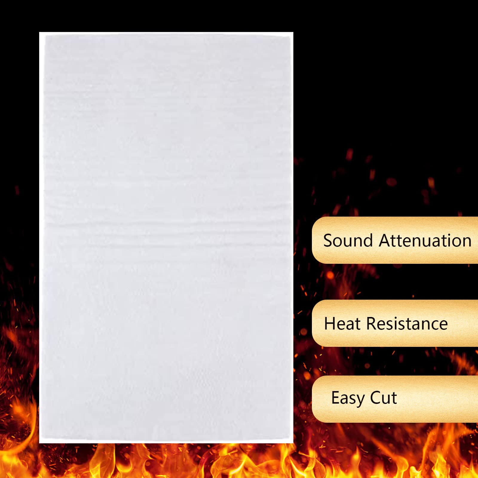 P1Tools Motorcycle Fiberglass Exhaust Muffler Mat For 2-Stroke 4-Stroke Atv Motorcycle Dirt Bike Repack Exhaust Pipe Muffler Sil