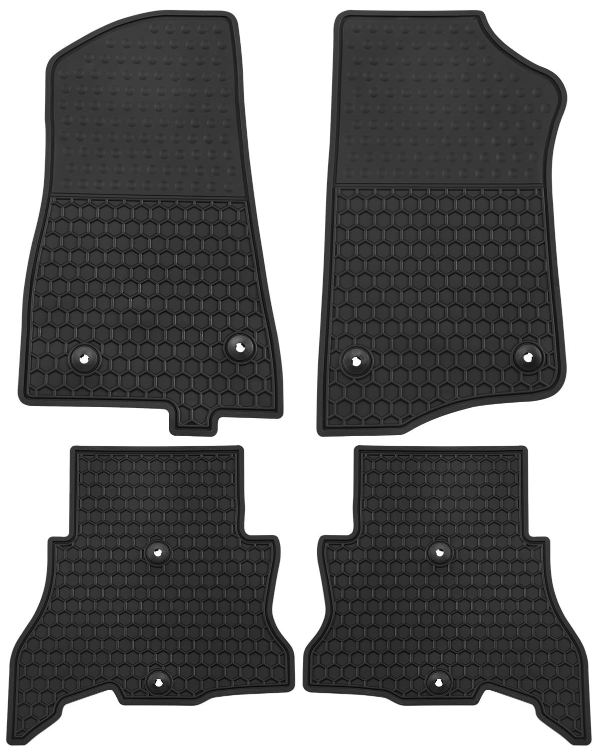 San Auto Car Floor Mat For Jeep Wrangler Hybrid 4Xe 4 Door 2021 2022 2023 2024 Custom Fit Full Black Rubber Auto Car Floor Liner
