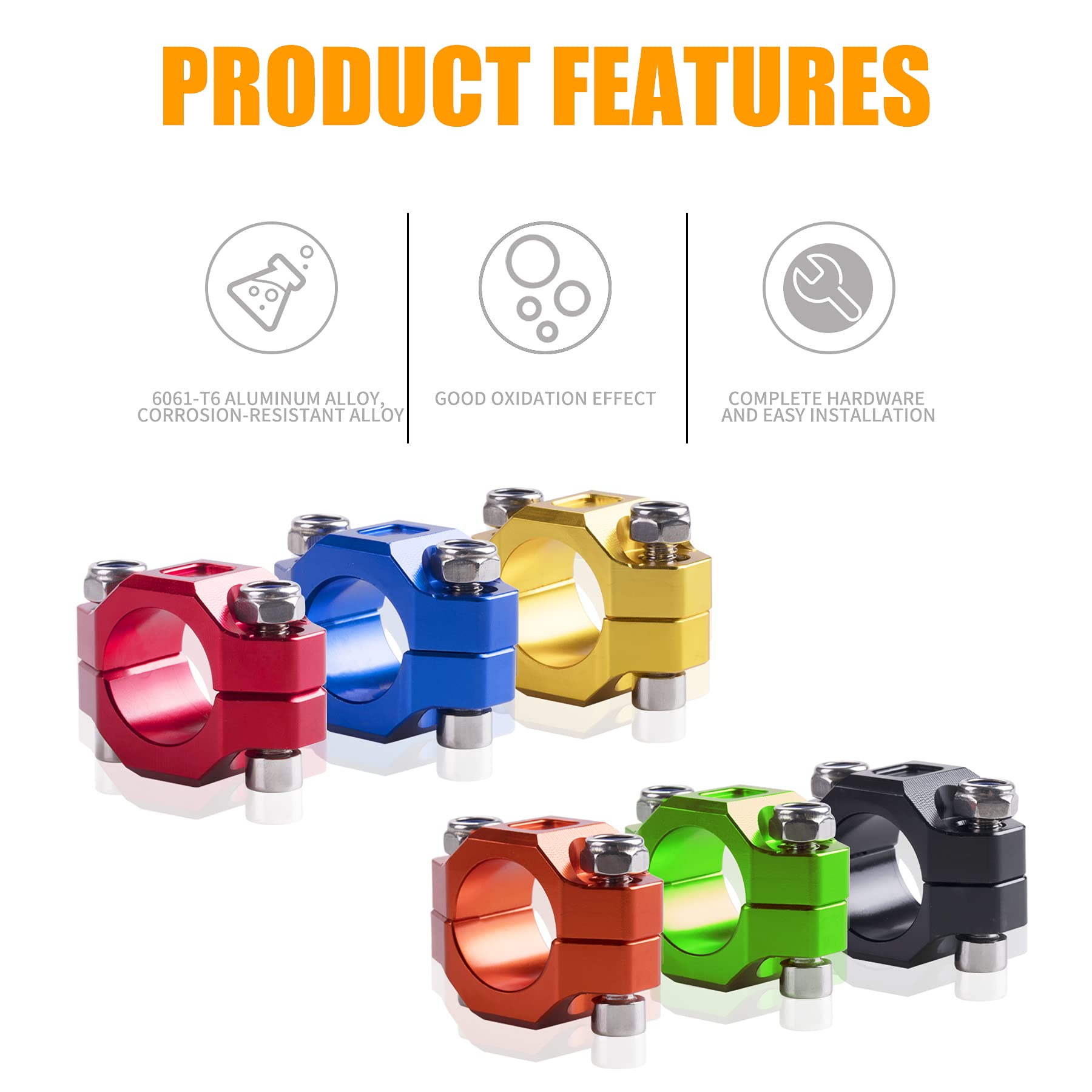 Oraevy Cnc Engine Kill Switch Mounting Backplate For 7/8'' Handlebars -Red