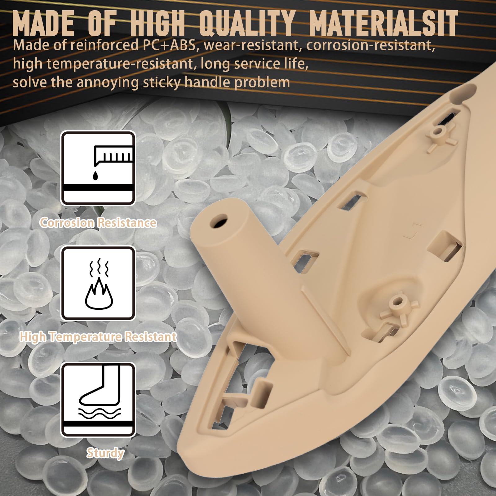 Weileite Front Right Passenger Side Interior Inner Inside Door Pull Handle Grab Fit Bmw 320,328,330,335,M3 F30/F31/F34/F80 3 201