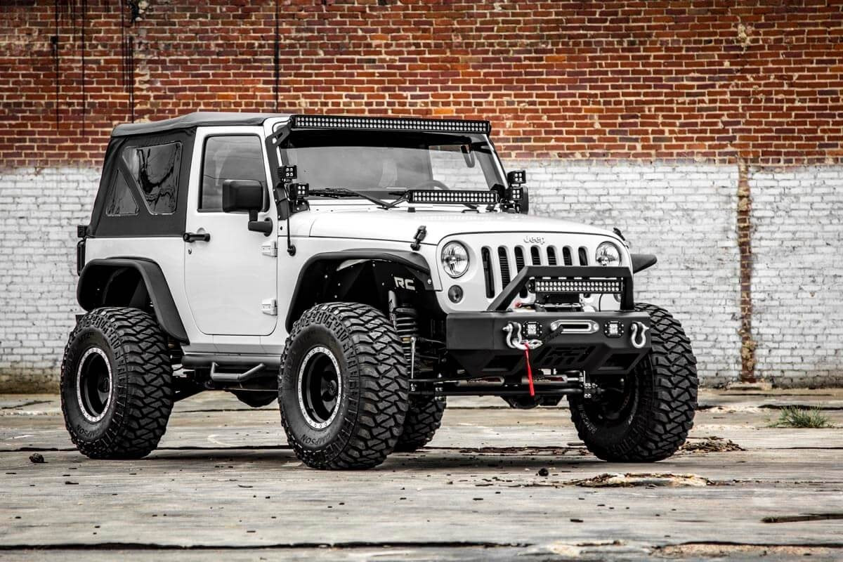 Rough Country 4'' Lift Kit for 2007-2018 Jeep Wrangler JK 2-Door - 68230