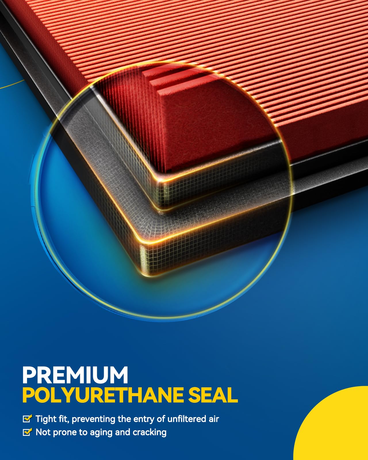 Philtop Upgraded Engine Air Filter Ca11876 Replacement For Audi A3, A3 Quattro, Q3, S3, Tt Quattro & Volkswagen Arteon, Golf, Gt