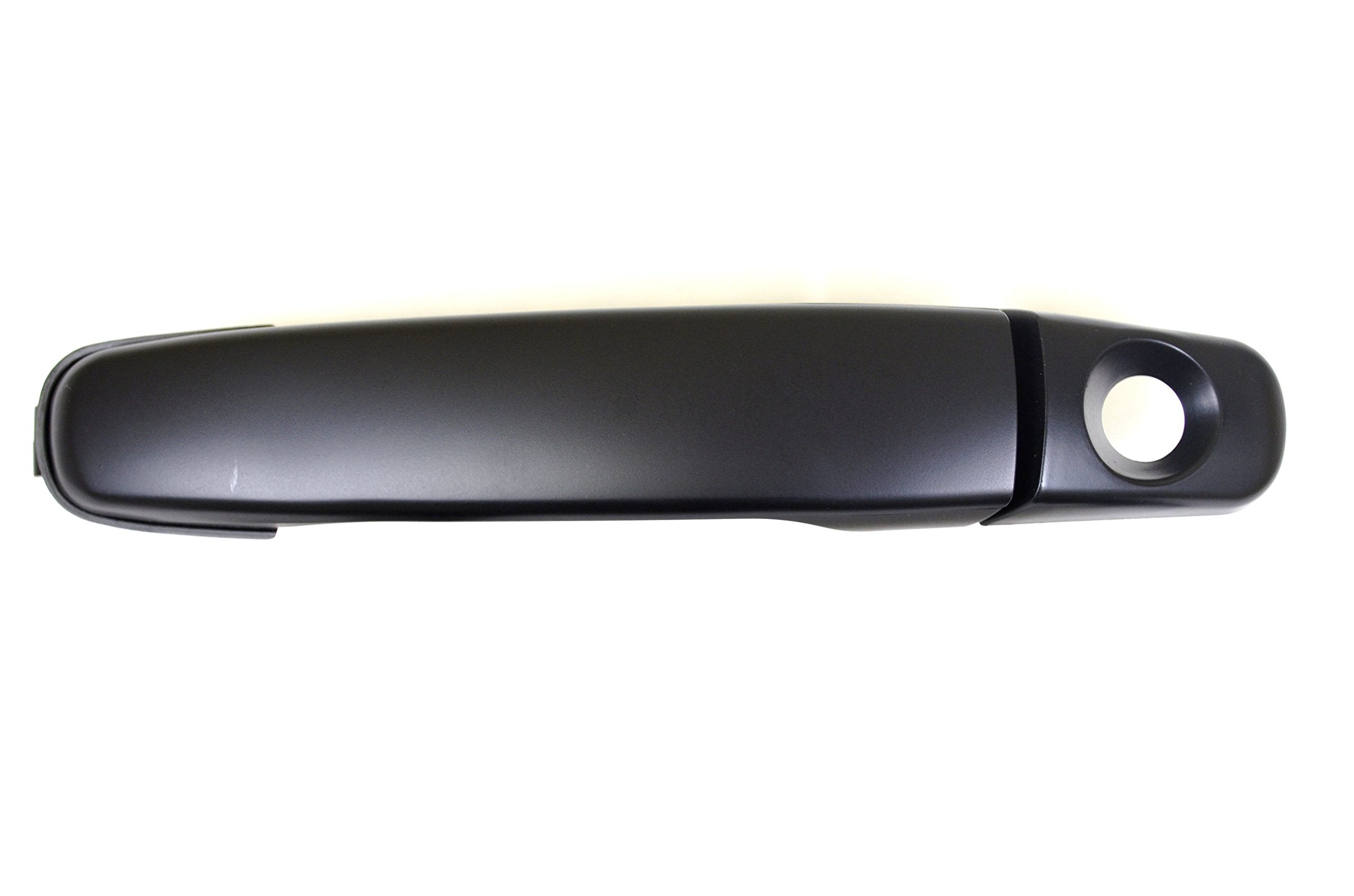 Pt Auto Warehouse Gm-3373S-Fl - Outside Exterior Outer Door Handle, Smooth Black - Driver Side Front