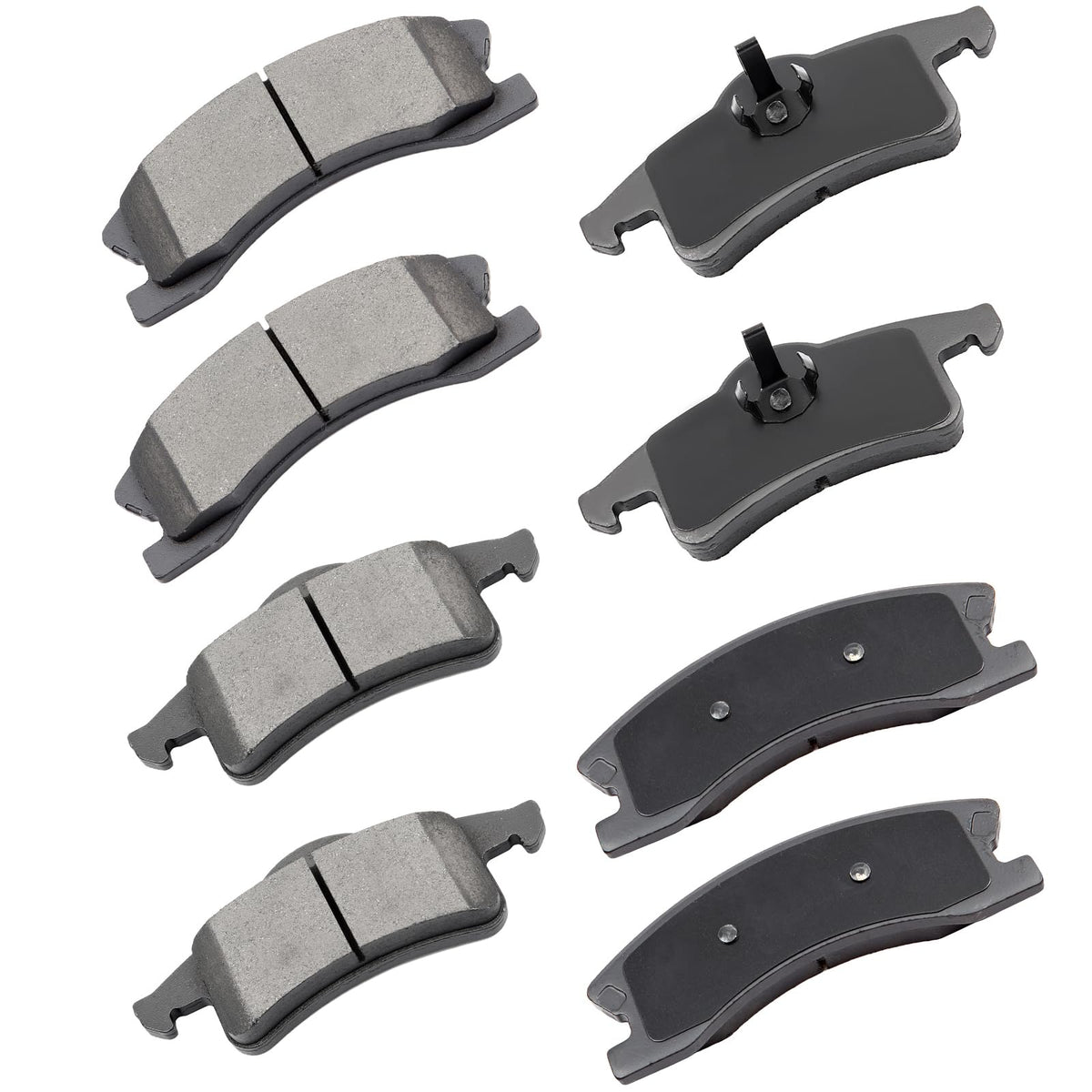 Cciyu D945 D791 Front Rear Ceramic Brake Pads Kits 8Pcs Fit For 1999-2004 For Jeep Grand For Cherokee