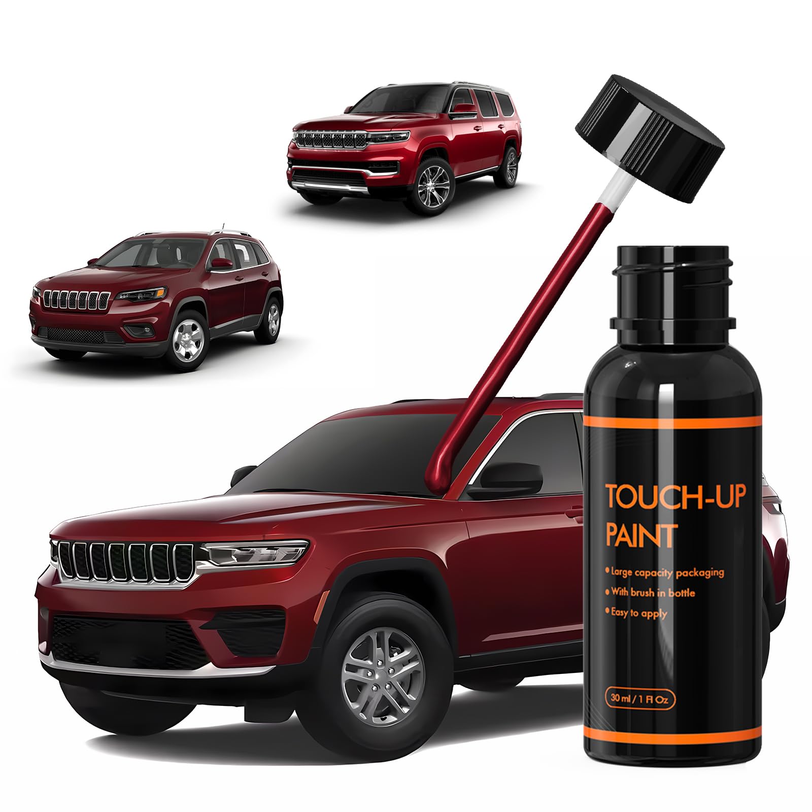 Xtryfun Prv/Nrv Velvet Red/Snazzberry/Octane Red Touch Up Paint For Jeep, Diy Car Paint Scratch Repair Kit, Automotive Paint, Qu