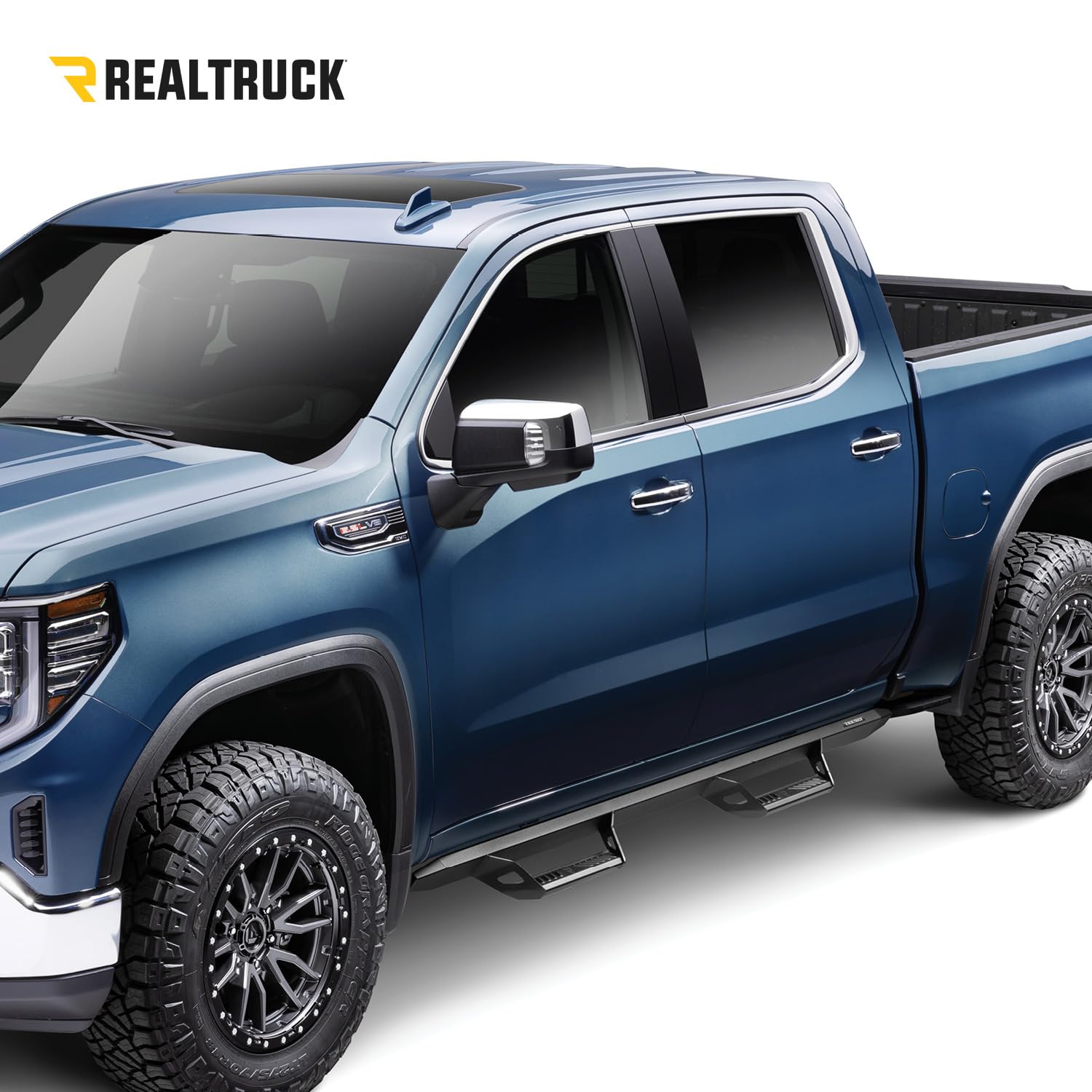 RealTruck Predator Pro Steps for Toyota Tundra | Cab Length, Rust-Proof Aluminum, Textured Black | PRT0784CC-TX | Fits 2007-2021