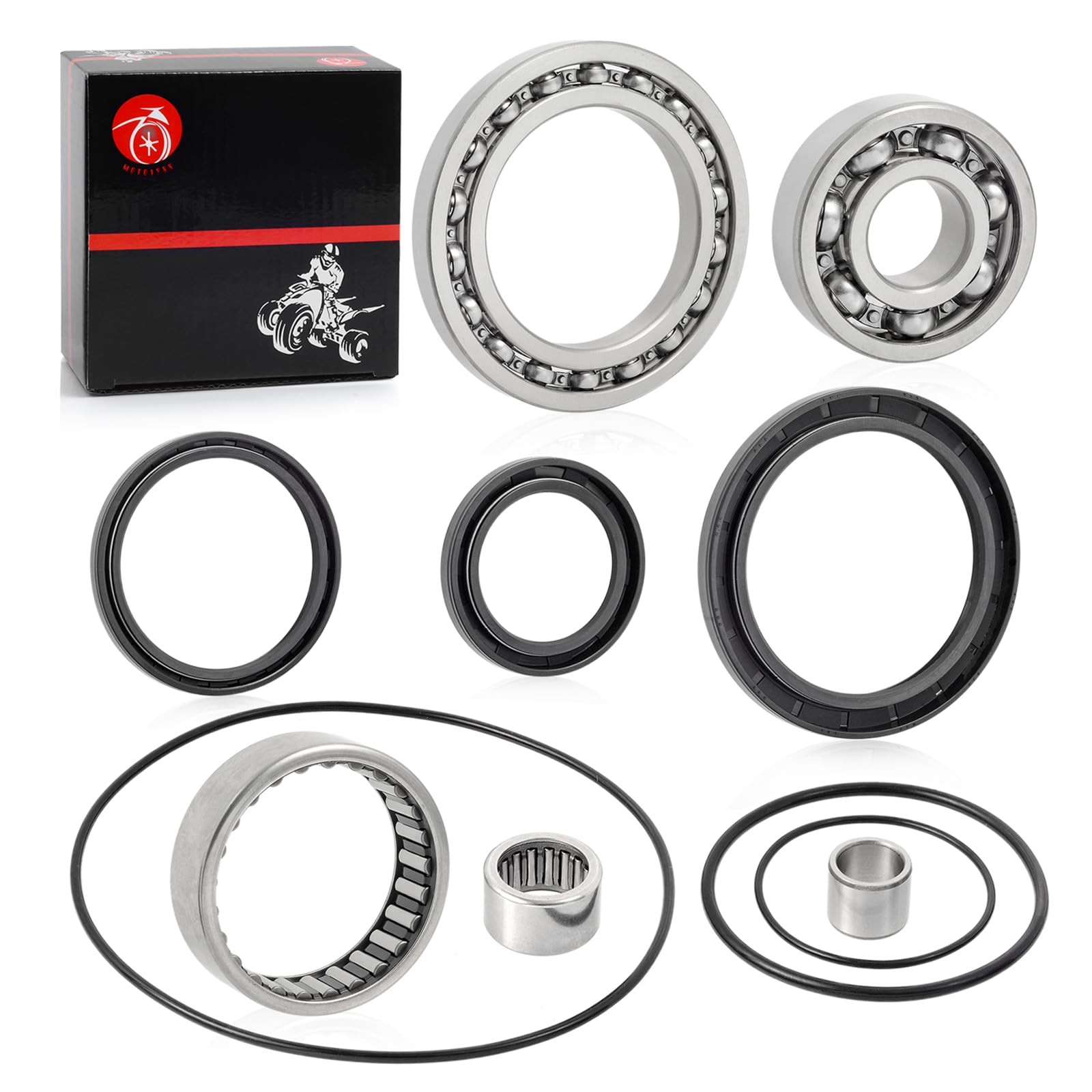 Rear Differential Bearing & Seal Kit For Yamaha Bear Tracker Big Bear Bruin Grizzly Wolverine Kodiak 250 350 400 450