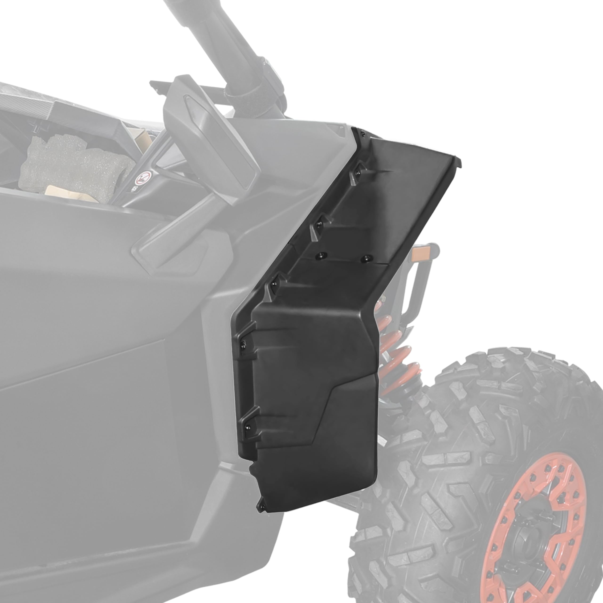 Sautvs Wider Extended Fender Flares Kit For Can-Am X3, Xxl Combined Type Front Mud Flaps Mud Guards Extension For Can Am Maveric