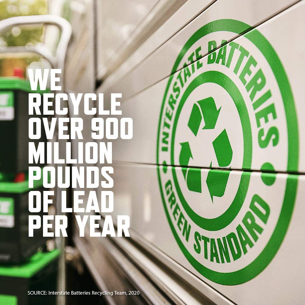 Interstate Batteries Ytx4L-Bs 12V 3Ah Powersports Battery 50Cca Agm Rechargeable Replacement For Brp, Honda, Ktm Motorcycles, Sc