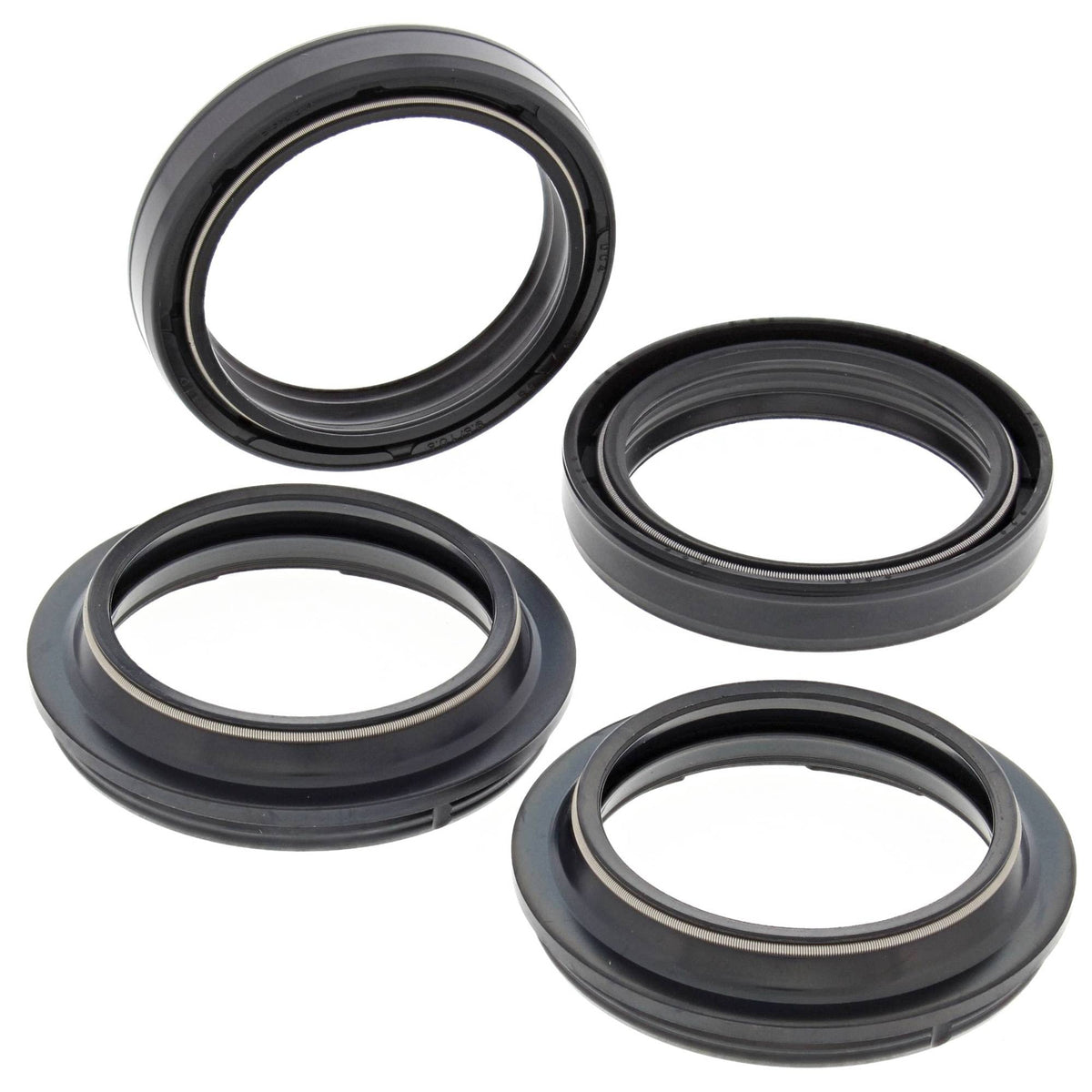 All Balls Racing 56-137 Fork & Dust Seal Kit Compatible With/Replacement For Honda Kawasaki Suzuki Yamaha