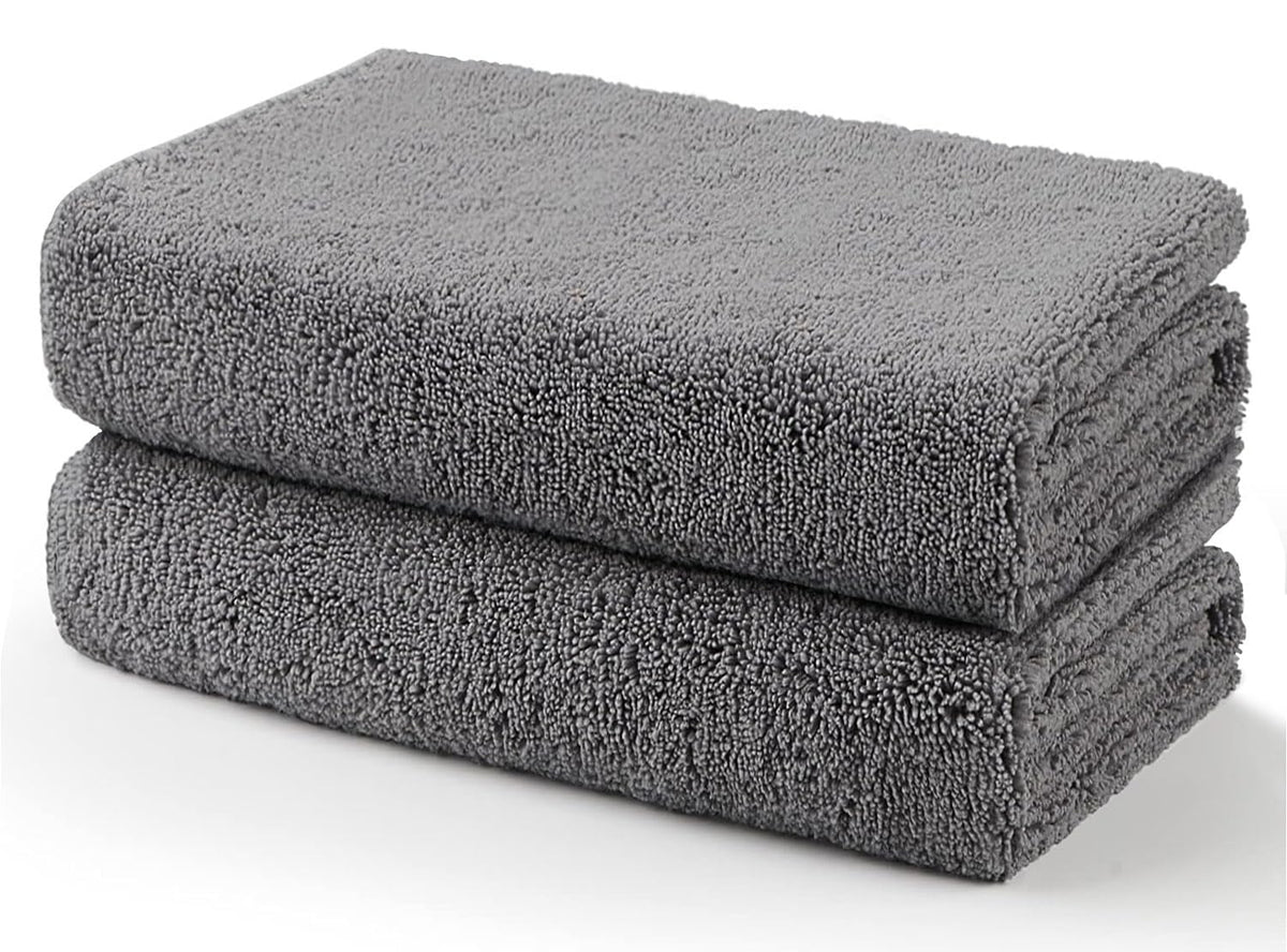 Homexcel Car Drying Towels, 2 Pack Professional Microfiber Towels For Cars, Scratch-Free, Highly Absorbent Drying Towel For Cars