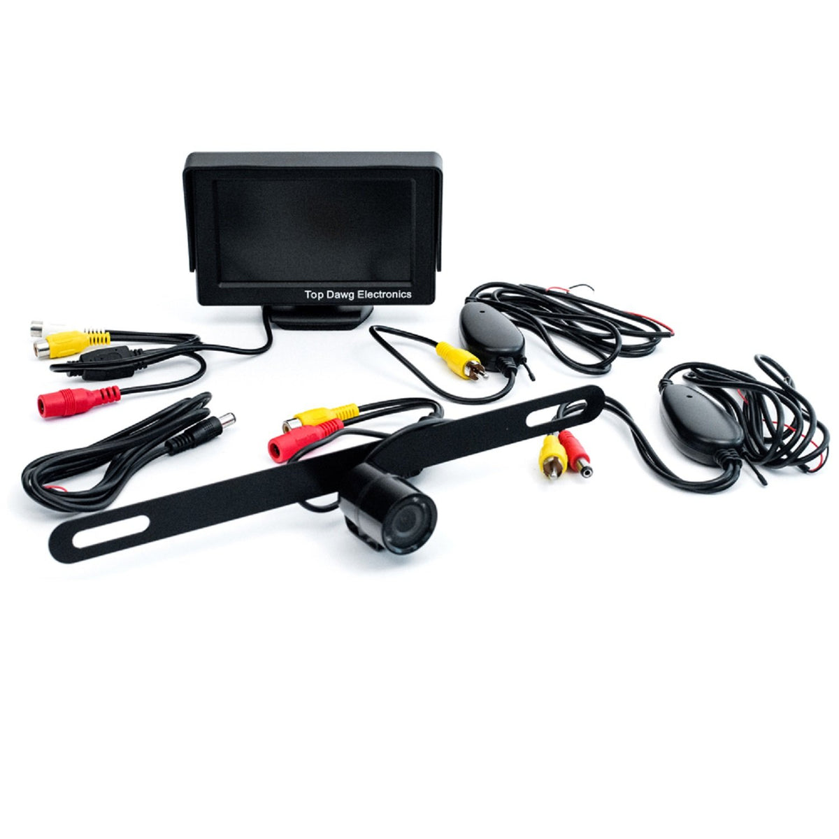 Top Dawg MS-901D Heavy Duty Bracket Backup Camera with 7' LCD