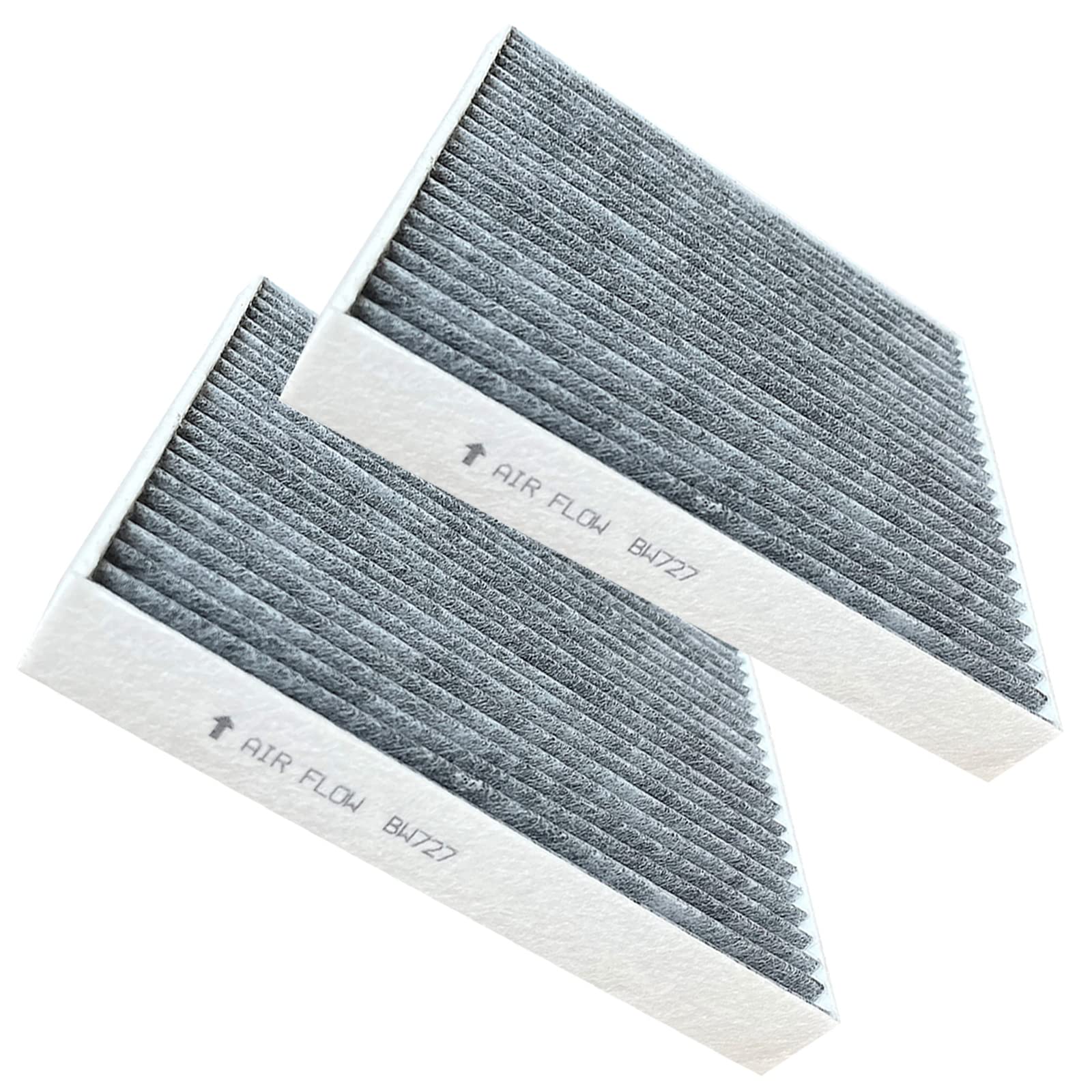 2 Pcs Replacement for Elantra Sonata Cabin Filter Tucson Sorento K5 Sportage with Carbon
