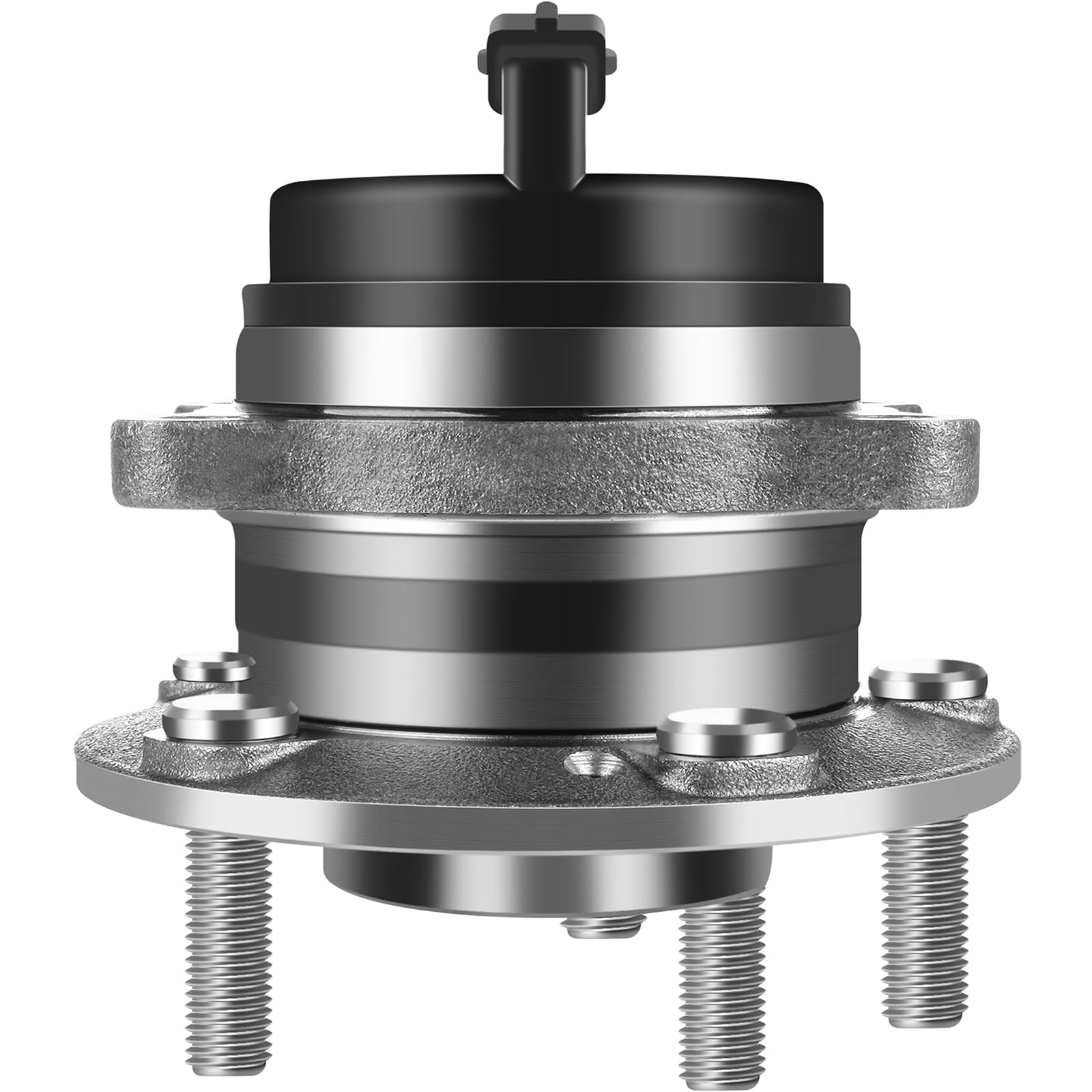 ECCPP Replacement for Wheel Bearing Hub 512326 Hub Bearing Assembly Hub Assemblies Rear Axle 5 Lugs W/ABS Sensor for Hyundai San