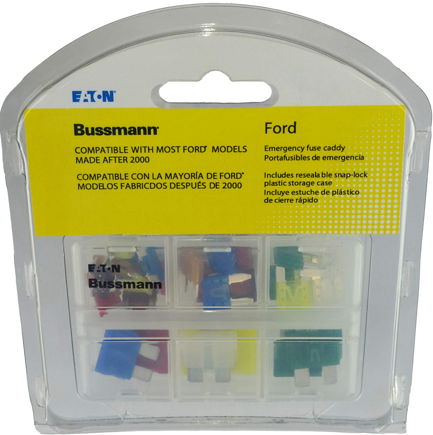 Bussmann Bp/Efc-Ford Emergency Fuse Preparedness Pack For Ford Vehicles W/24 Atc & Atm Fuses, 1 Pack