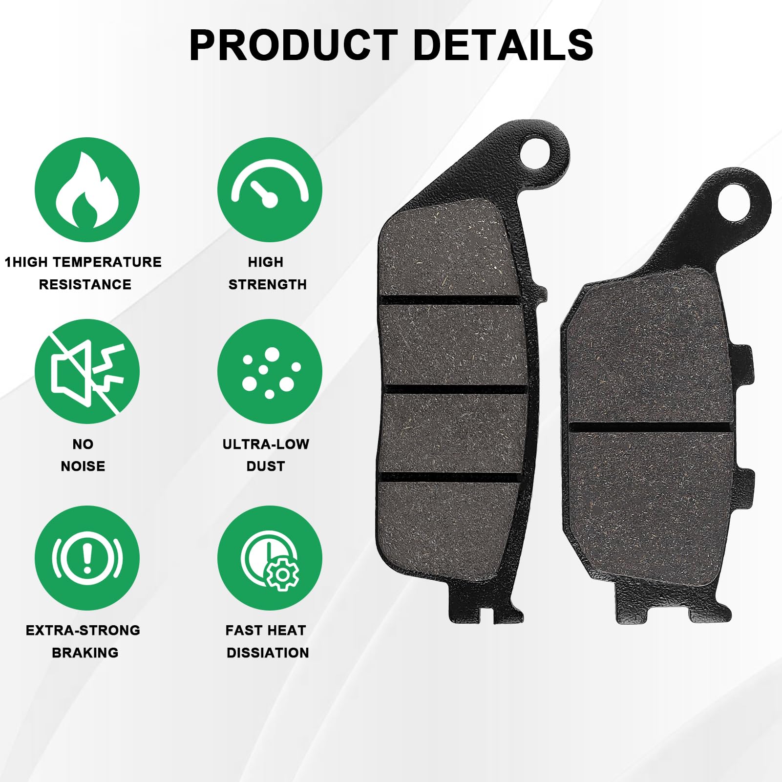 Brake Pads Front And Rear For Honda Vtx 1300 S Retro/C/R/T 2003-2013 Vtx 1300 C/R/S Retro 2003-2006 Honda Vt 1300 Cr Cs Ct Cx 20