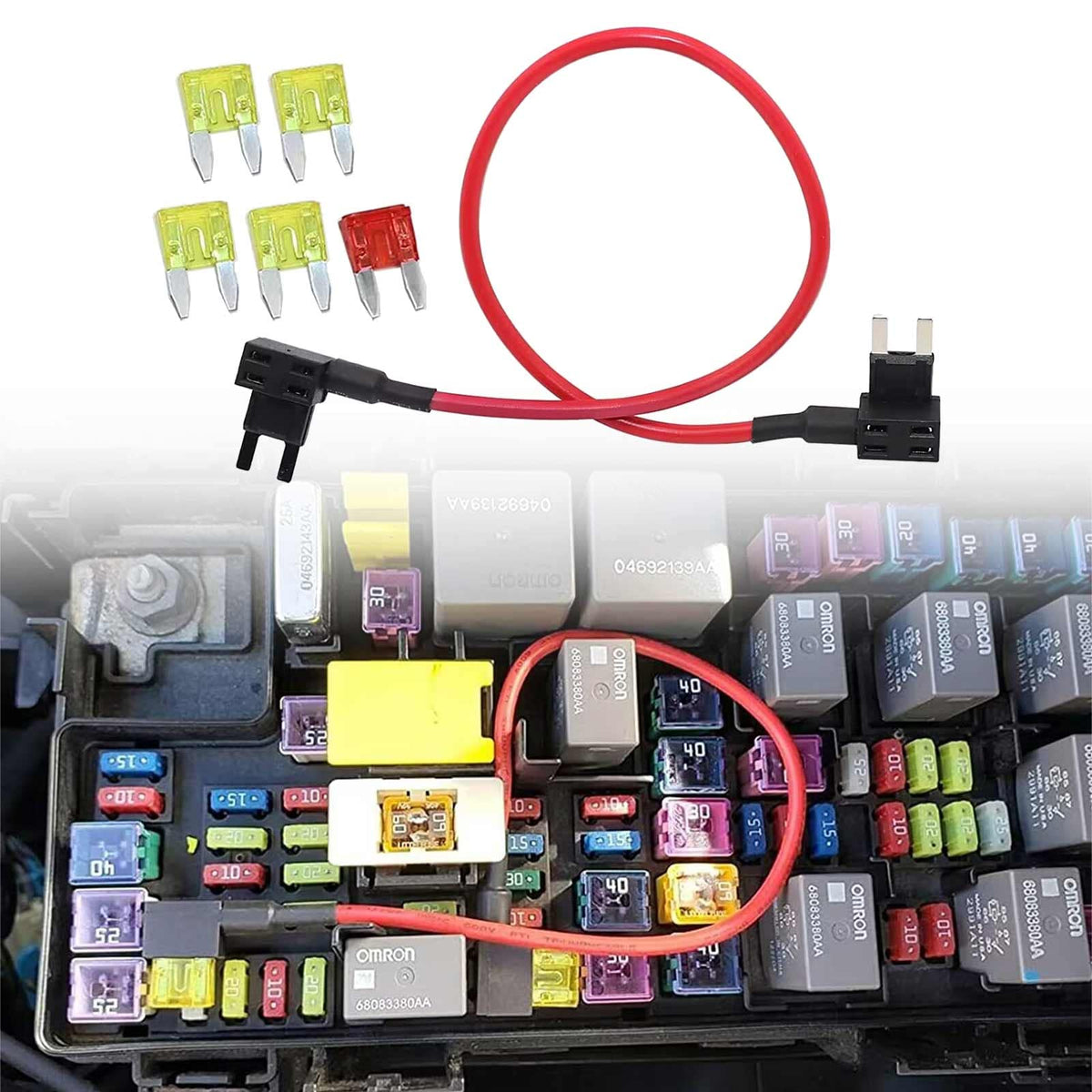 SecosAutoparts CBWPR091AA TIPM Repair Fuel Pump Relay Bypass Cable Kit fit for Town & Country Grand Cherokee Wrangler Liberty Gr