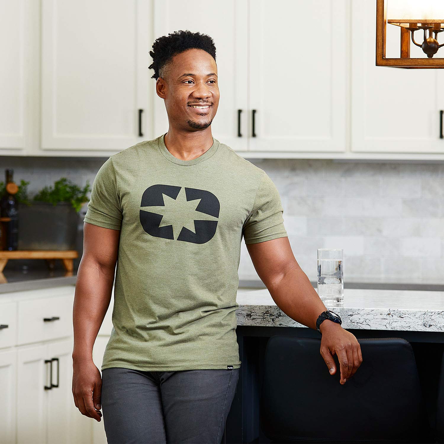 Polaris Atv Men'S Icon Tee - L Green