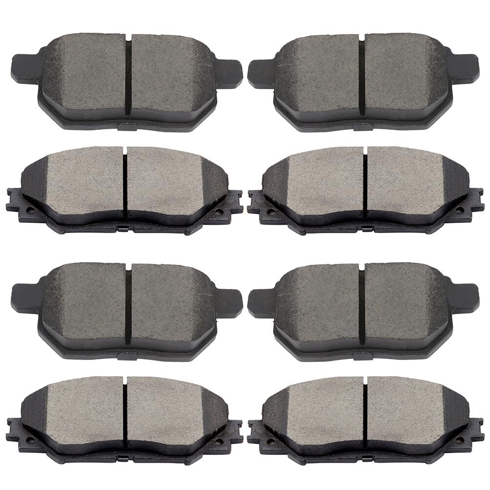 Scitoo D1210 D1354 Front Rear Ceramic Brake Pads Sets Fit For Pontiac Vibe 2009-2010,For Scion Xb 2008-2015,For Toyota Corolla 2