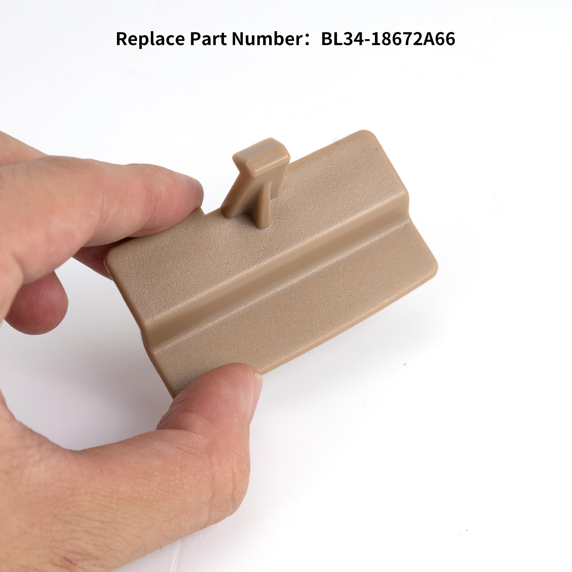 Rldym Center Console Jump Seat Lid Latch BL34-18672A66 Compatible with 2010-2018 Ford F150 (Beige)