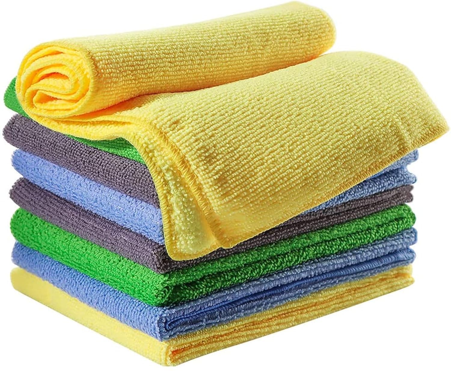 Woscher Large Soft and Quick Drying Car Microfiber Cleaning Cloth Microfiber Cloth Polishing Waxing Auto Detailing Towel ClothA