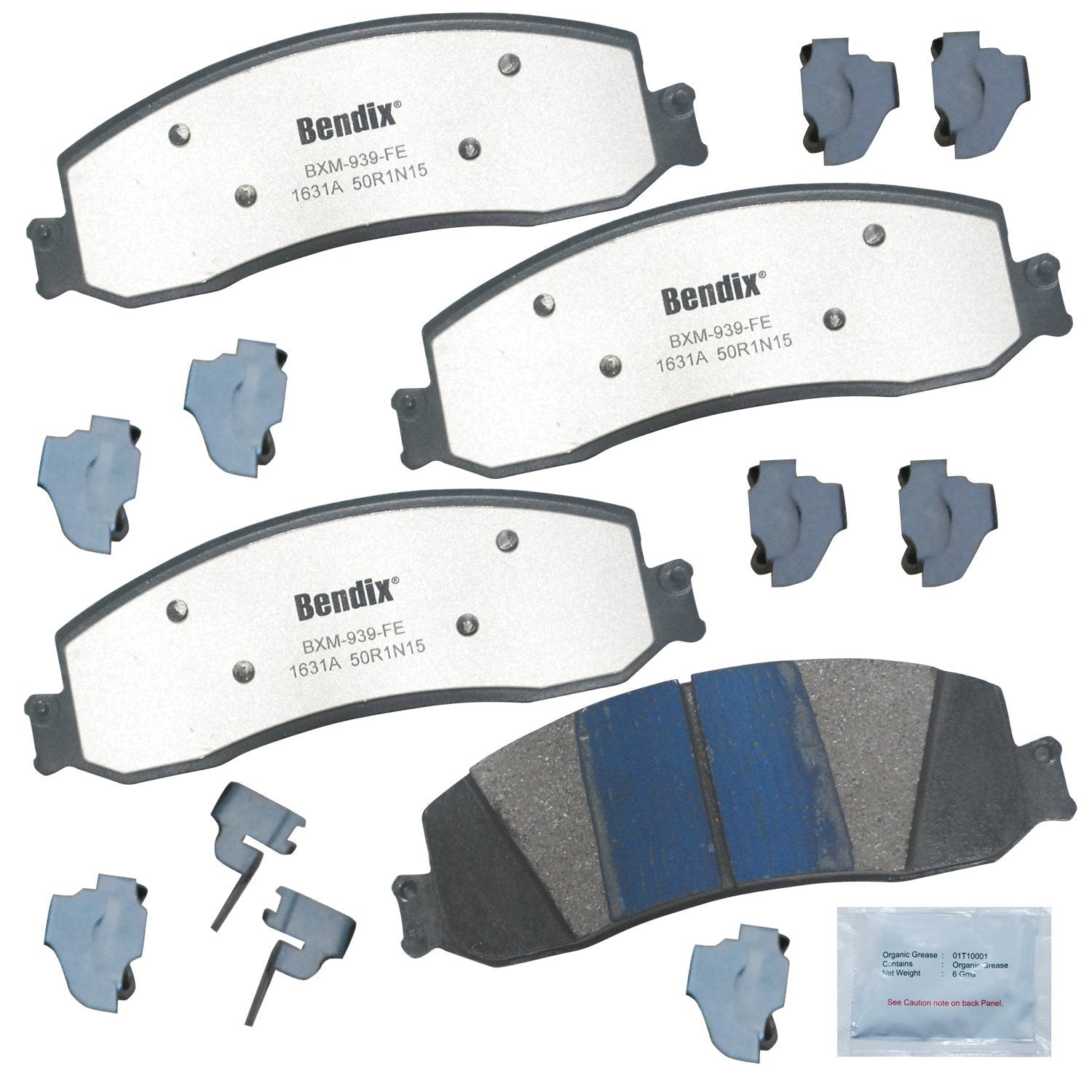 Bendix Fleet Metlok Mkd1631Afm Brake Pads For Select Models Ford Super Duty Super Duty Super Duty Super Duty Super Duty Super Du