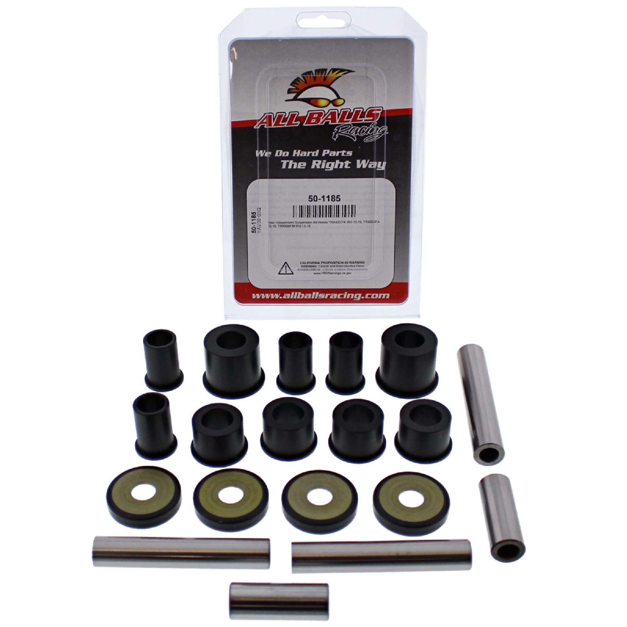All Balls Racing 50-1185 Rear Independent Suspension Kit Compatible With/Replacement For Honda TRX420 FA IRS 2015-2023, TRX500FA