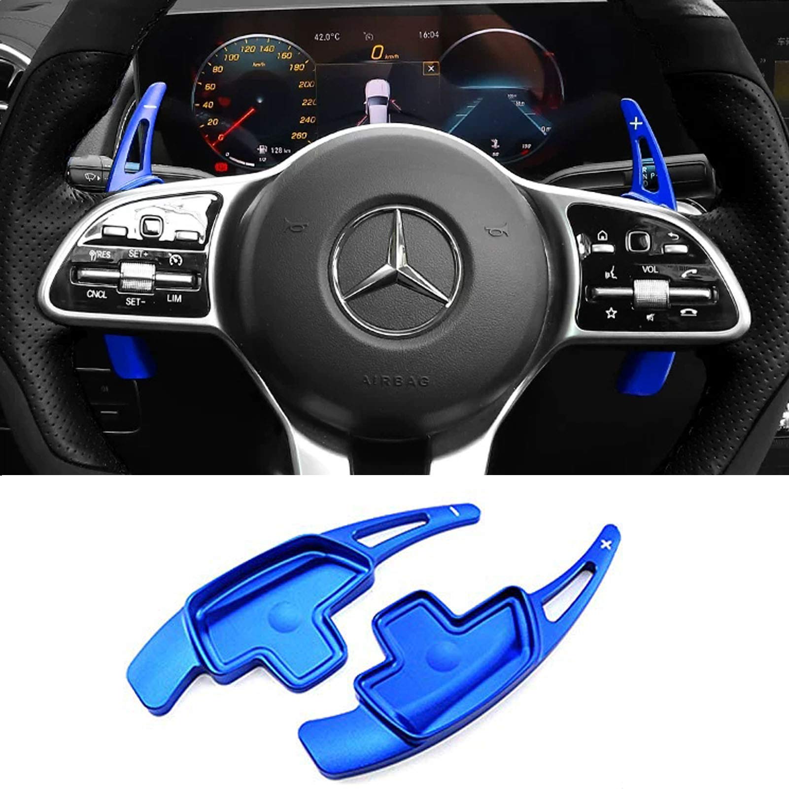 TTCR-II Steering Wheel Paddle Shifter Extension for Mercedes A/G Class 2019-2022, C/CLS 2015-2021, E/SL/SLC 2017-2020, GLA/GLC/G