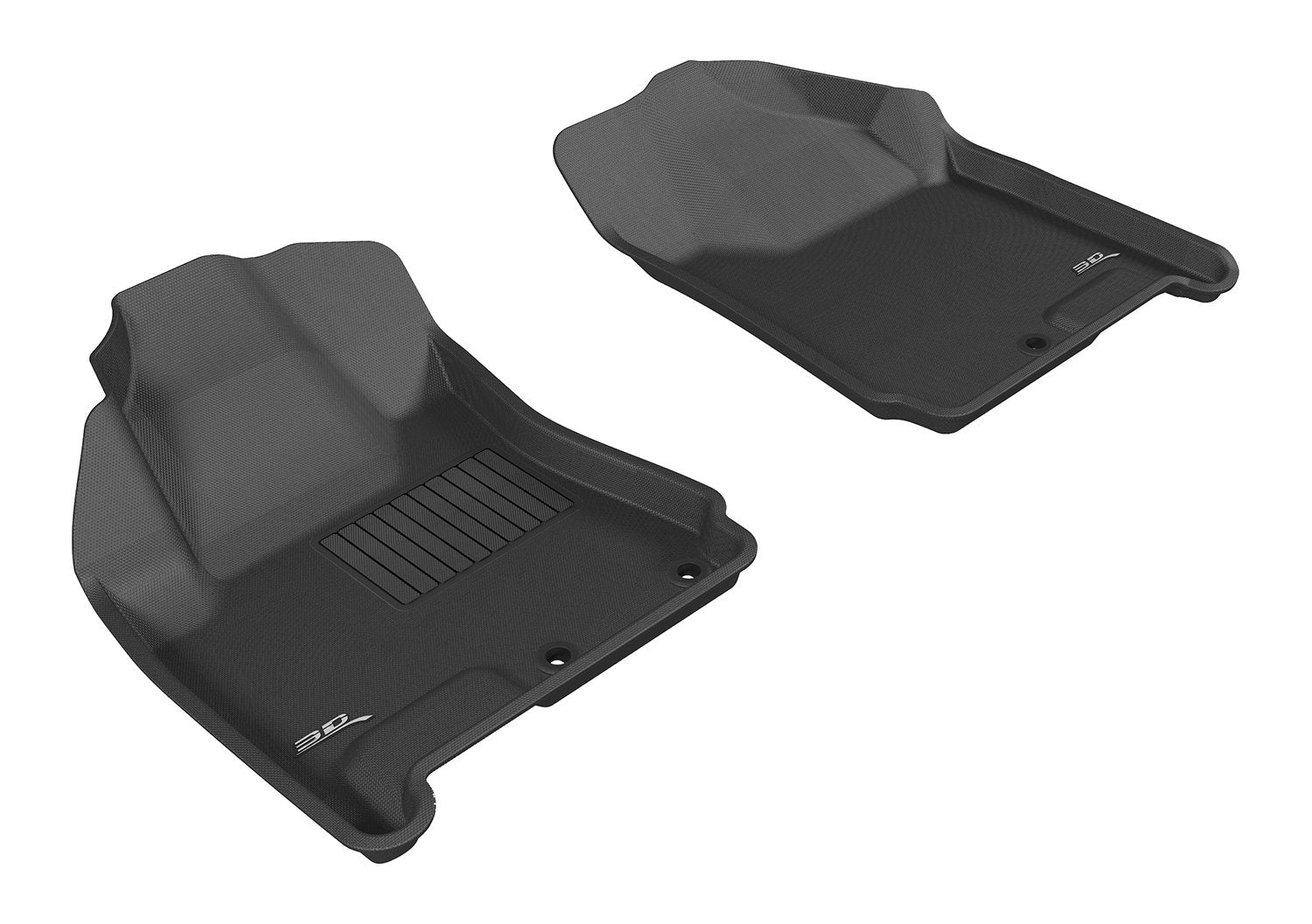 3D MAXpider 2010-2016 Cadillac SRX Kagu 1st Row Floormat - Black (L1CD00811509)