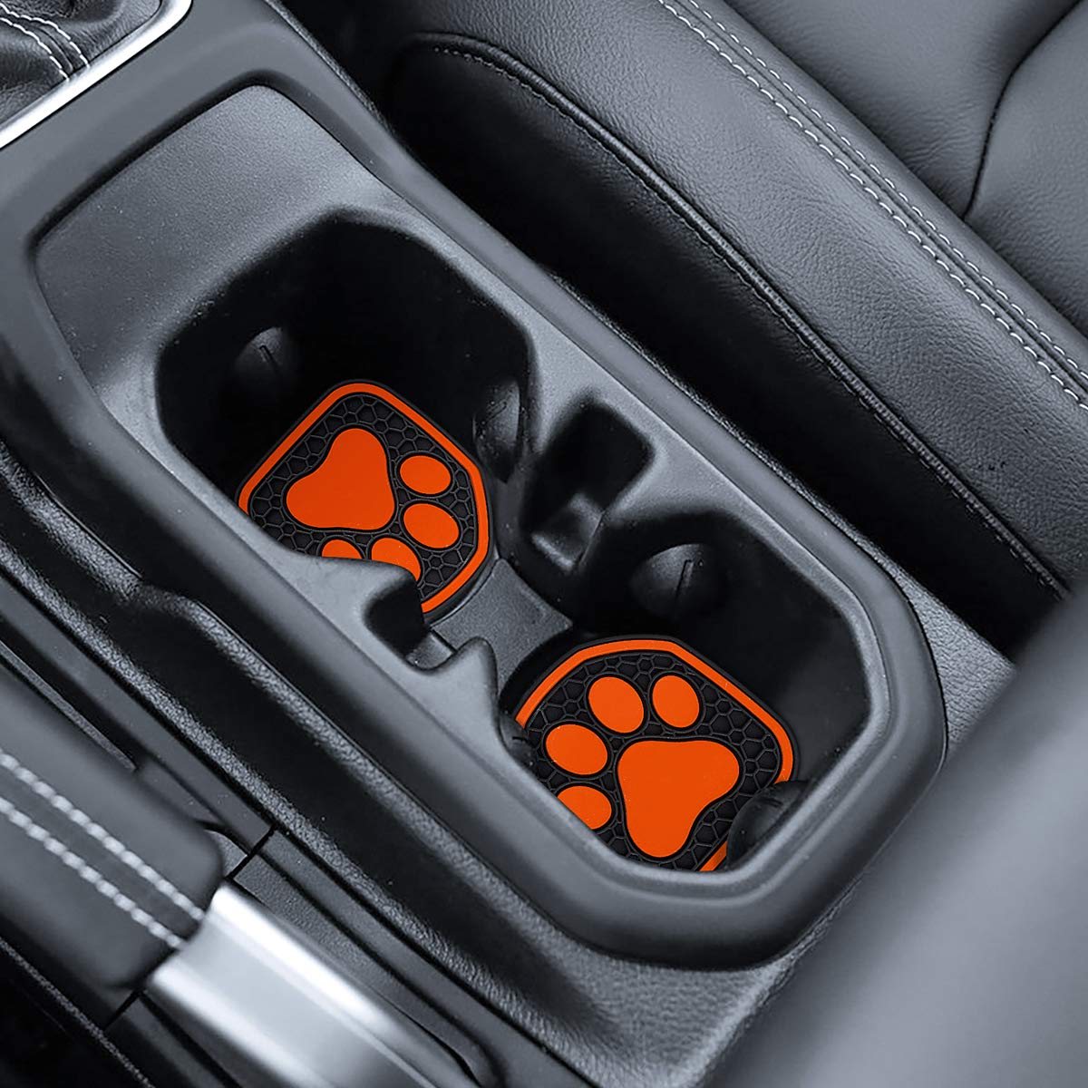 Auovo Auto Cup Holder Inserts Coaster Fit For 2018-2023 Wrangler Jl Jlu 2020-2023 Gladiator Accessories Jt Cup Mat Pad Interior