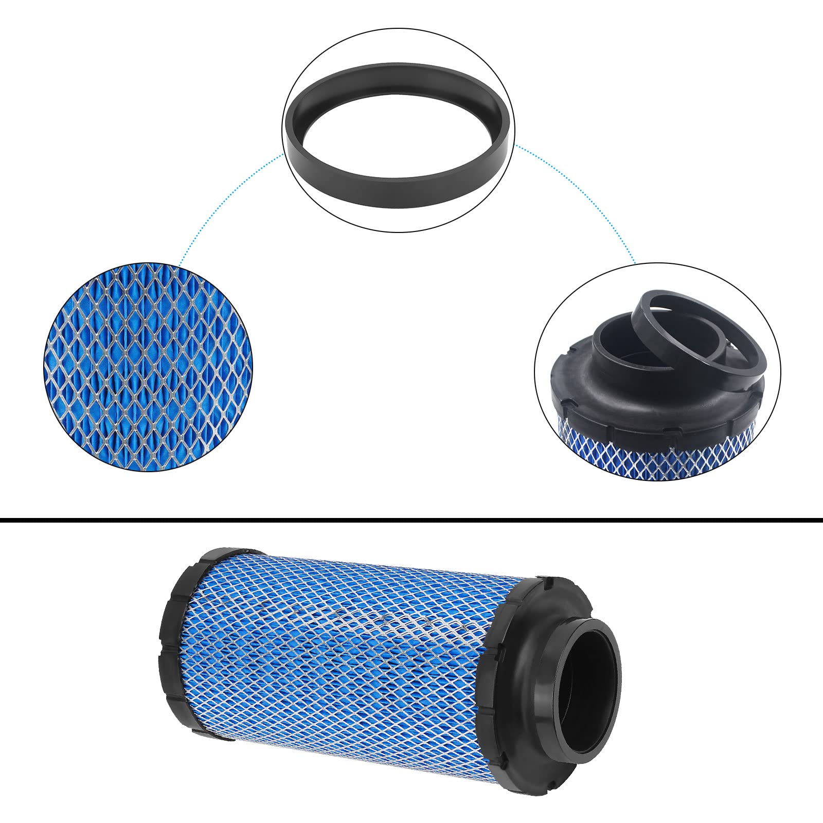 Anoety air filter Replace for Polaris RZR XP Turbo/RZR 1000 XP 2014 2015 2016 2017 2018 2019 2020 2021 2022 2023#2882234 1240822