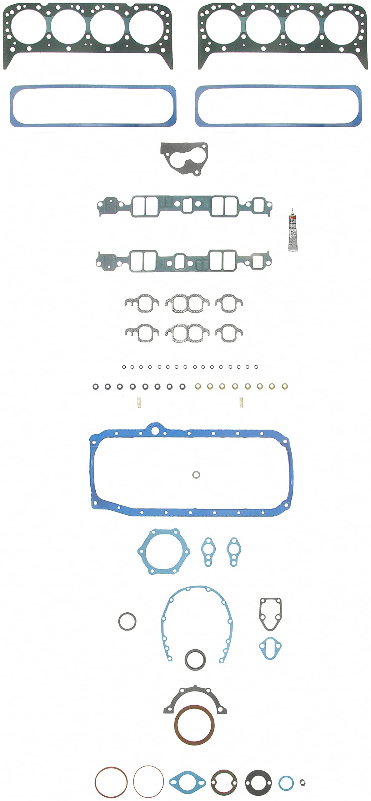 Fel-Pro Bse2601269 Engine Gasket Set, Full, Small Block Chevy, Kit