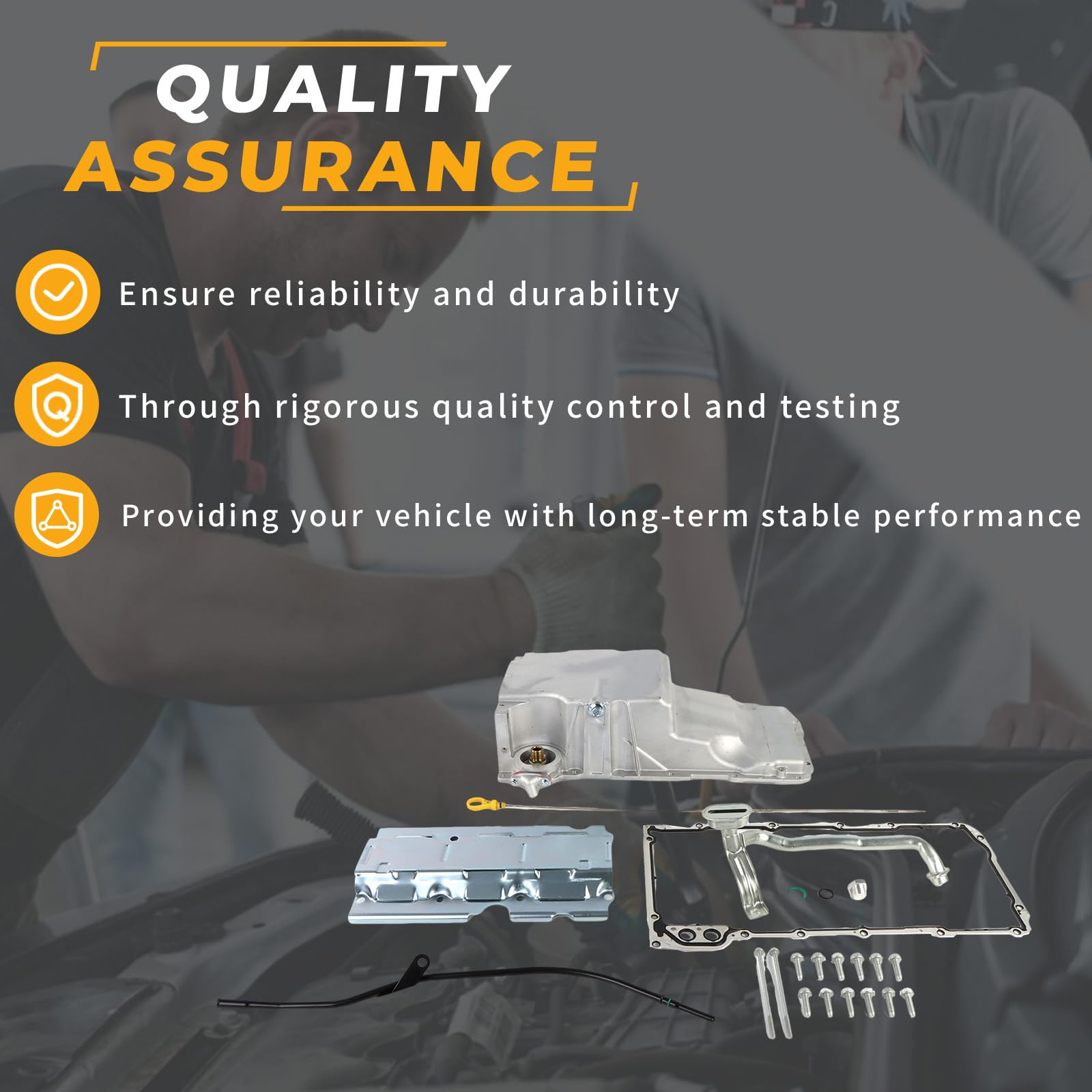 Noptul Engine Low Profile Oil Pan Kit, Suitable For Pontiac Firebird Chevrolet Camaro 5.7L 1998 1999 2000, Automotive Replacemen