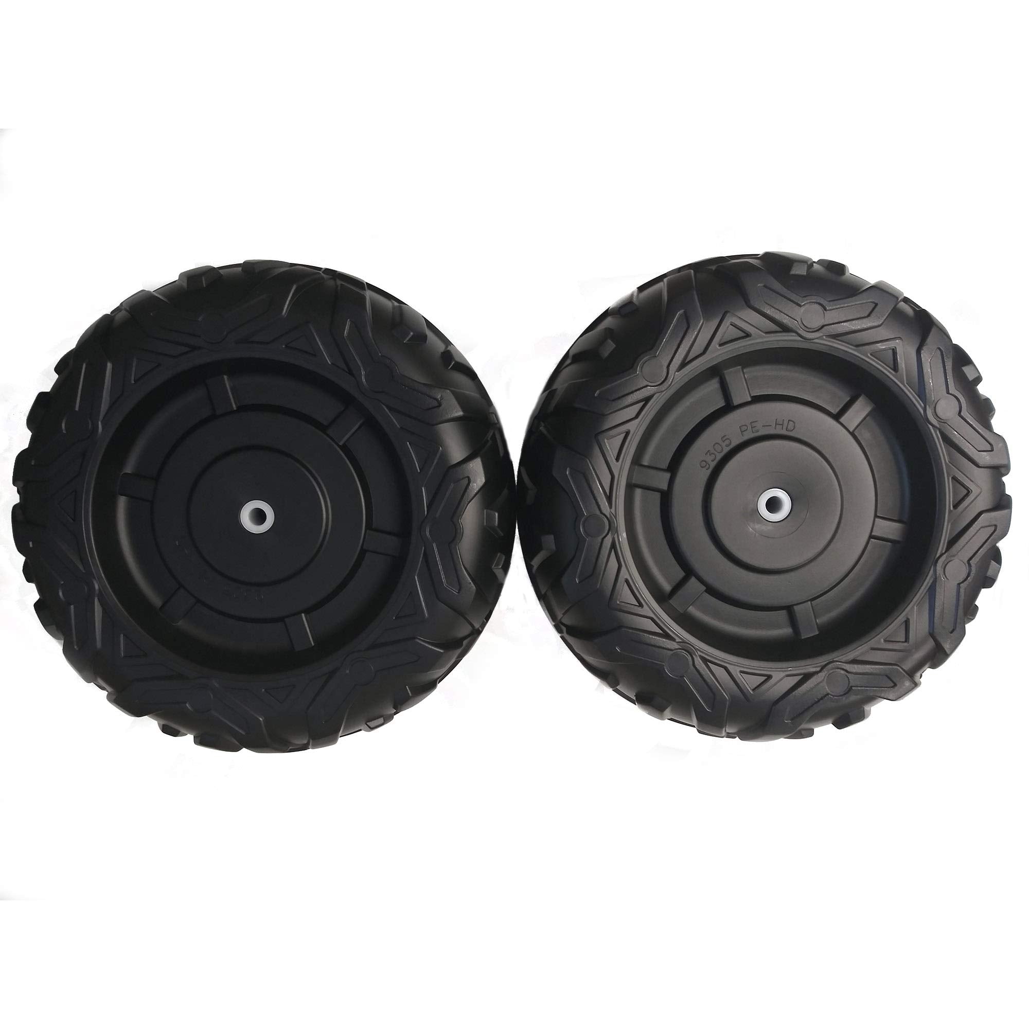 Peg Perego Polaris RZR 900 Front Wheels - Durable Plastic, 8.5 lbs, Model IAKB0543