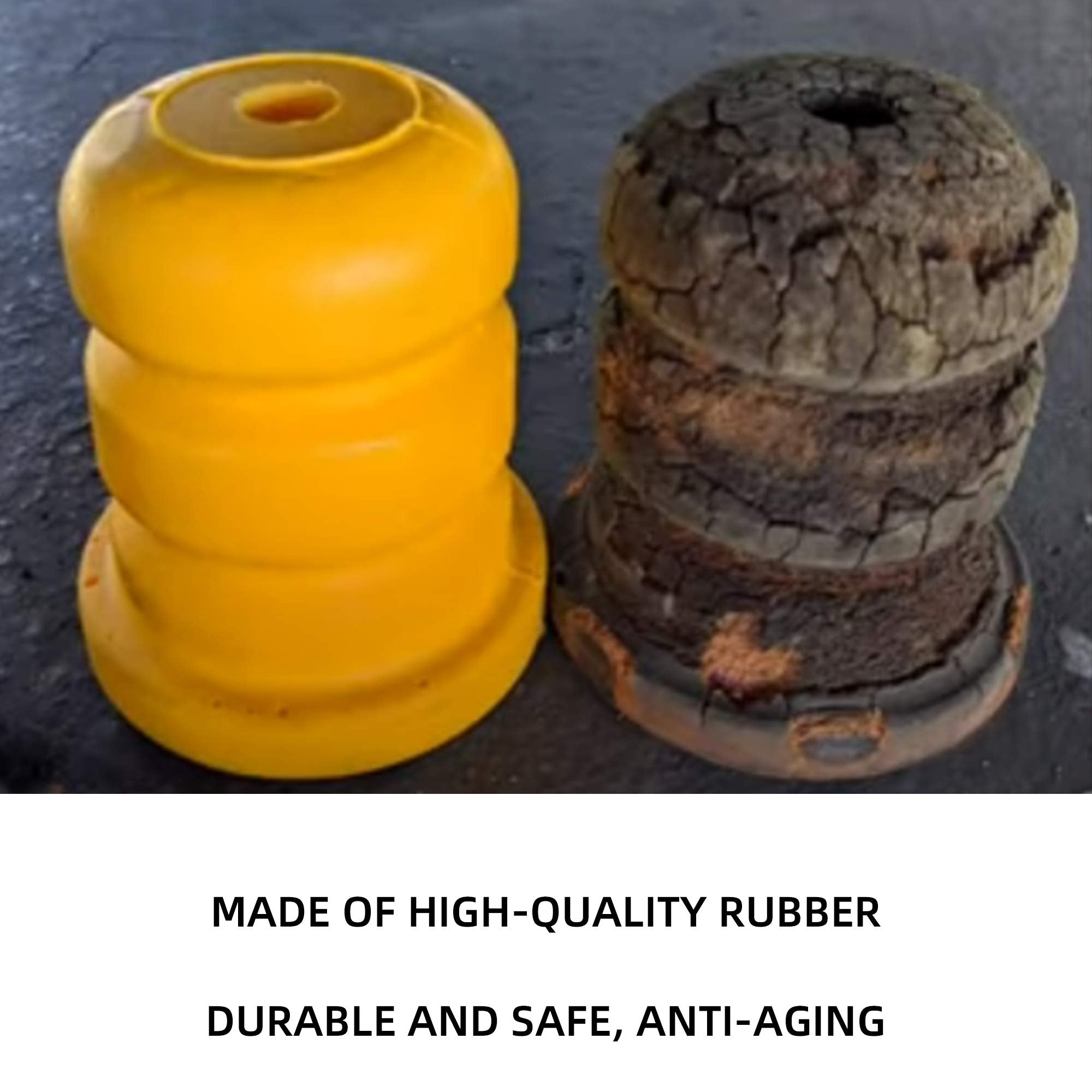 Dasbecan 2Pcs Rear Axle Bumper Compatible With Chevy Silverado 1999-2007 Gmc Sierra Classic 1500 Bump Stops Replaces# 15712438 523-049