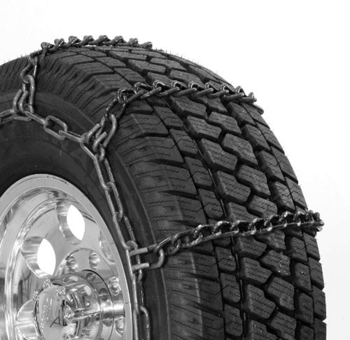 Security Chain Company QG3255 Quik Grip Wide Base Type DH Light Truck Tire Traction Chain - Set of 2