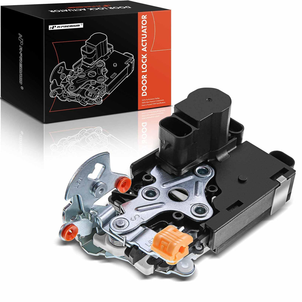 A-Premium Front Left Driver Door Lock Latch Actuator Compatible With Cadillac Escalade & Chevy Chevrolet Silverado Avalanche Suburban Tahoe & Gmc Sierra Yukon - Replace# 15110643, 15053681
