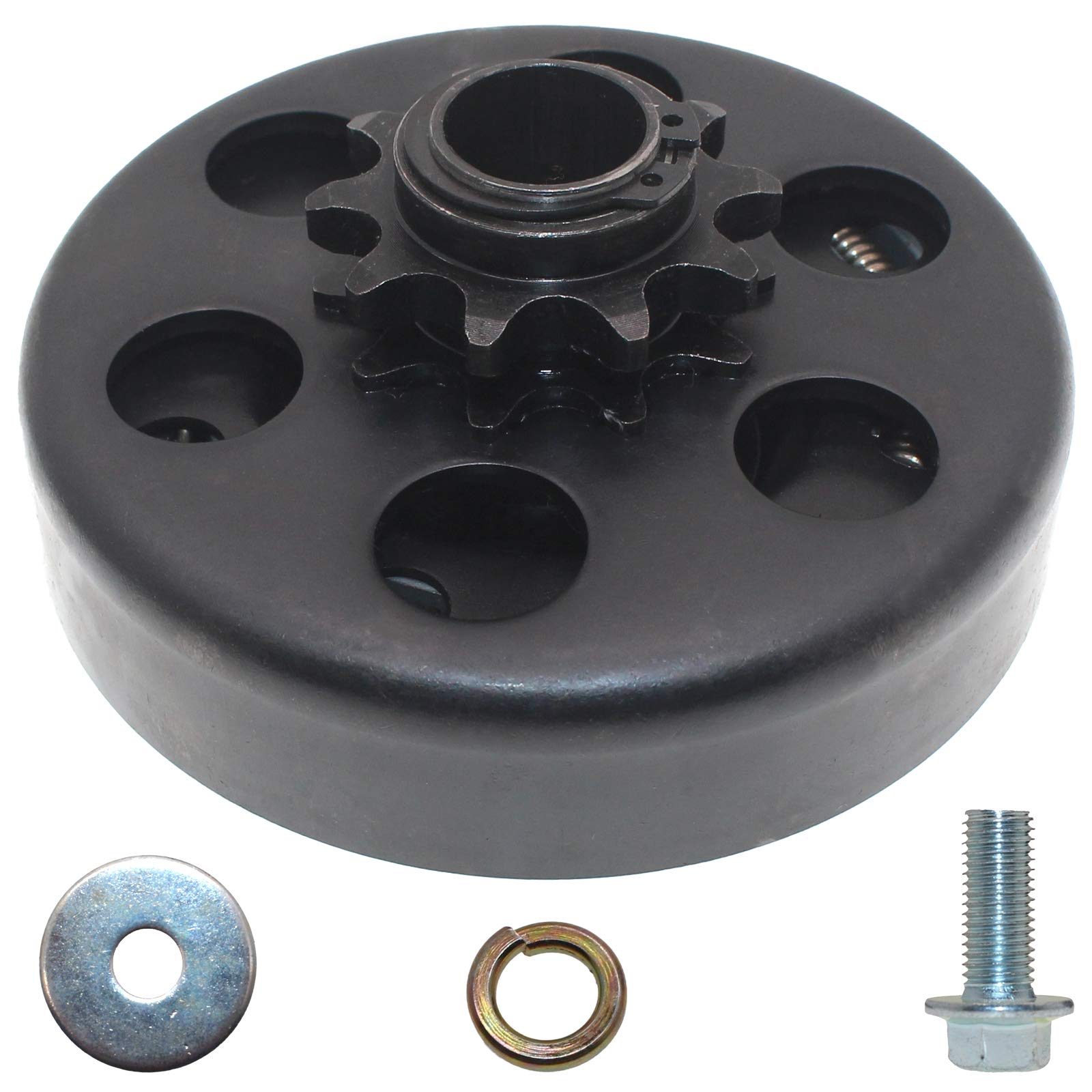Centrifugal Clutch, Go Kart Clutch 3/4 Bore 10T For #40/41/420 Chain,Up To 6.5 Hp, Perfect For Go Kart, Minibike And Fun Kart Engine 3/4 Bar