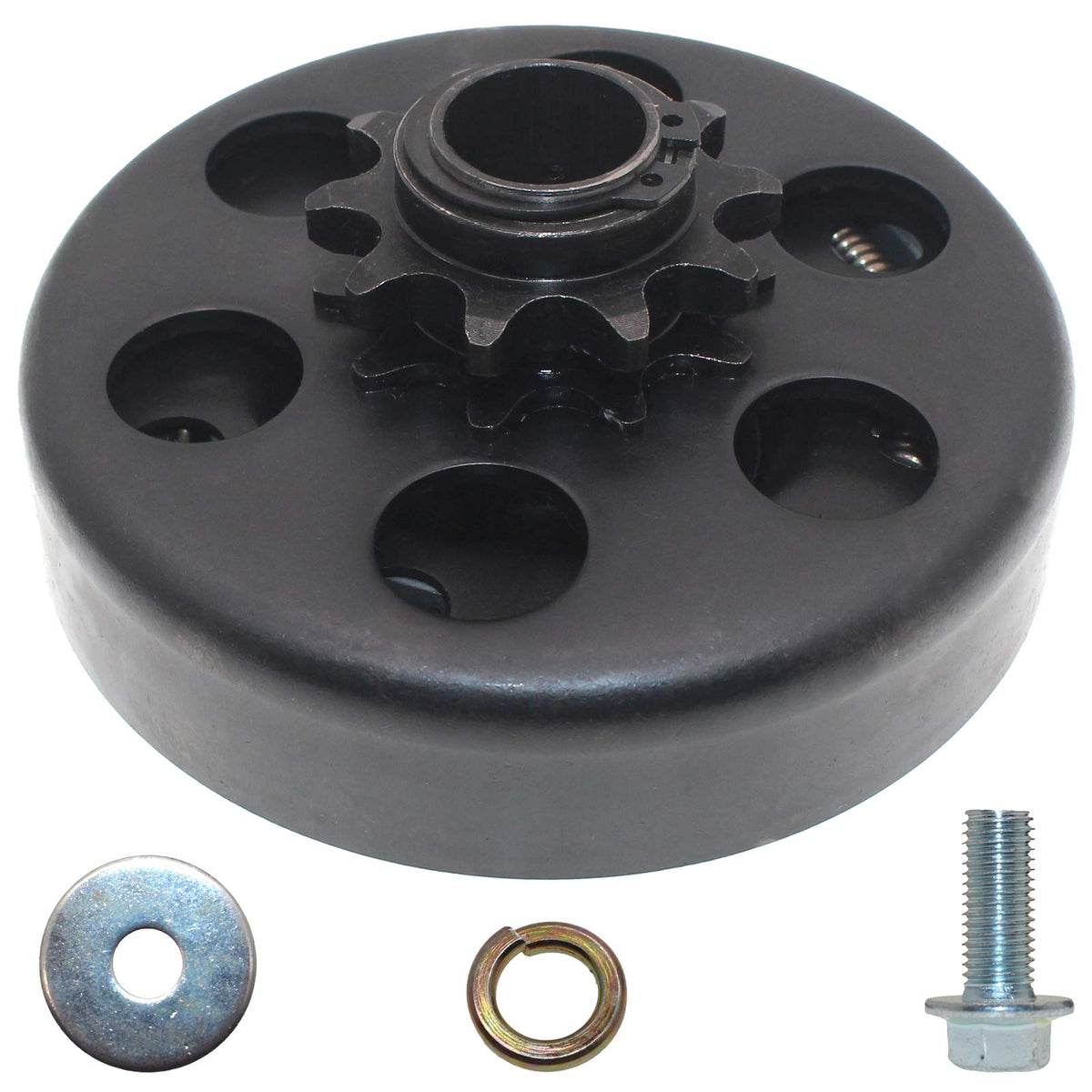 Centrifugal Clutch, Go Kart Clutch 3/4 Bore 10T For #40/41/420 Chain,Up To 6.5 Hp, Perfect For Go Kart, Minibike And Fun Kart En