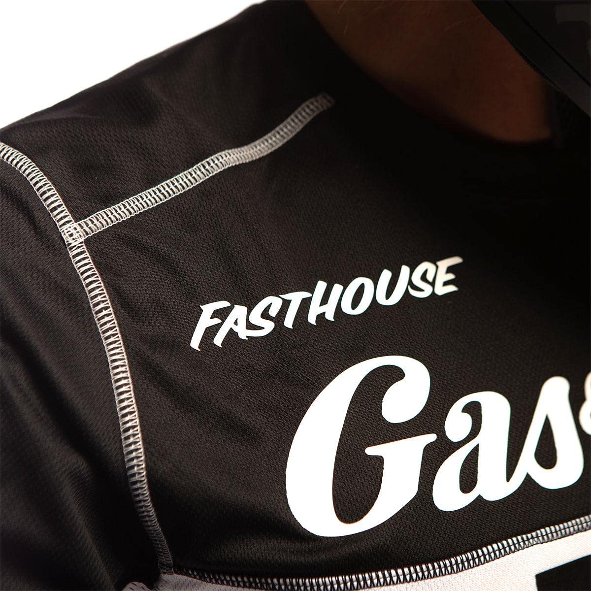 FASTHOUSE Grindhouse 805 Tavern Jersey (Black/White, X-Large)