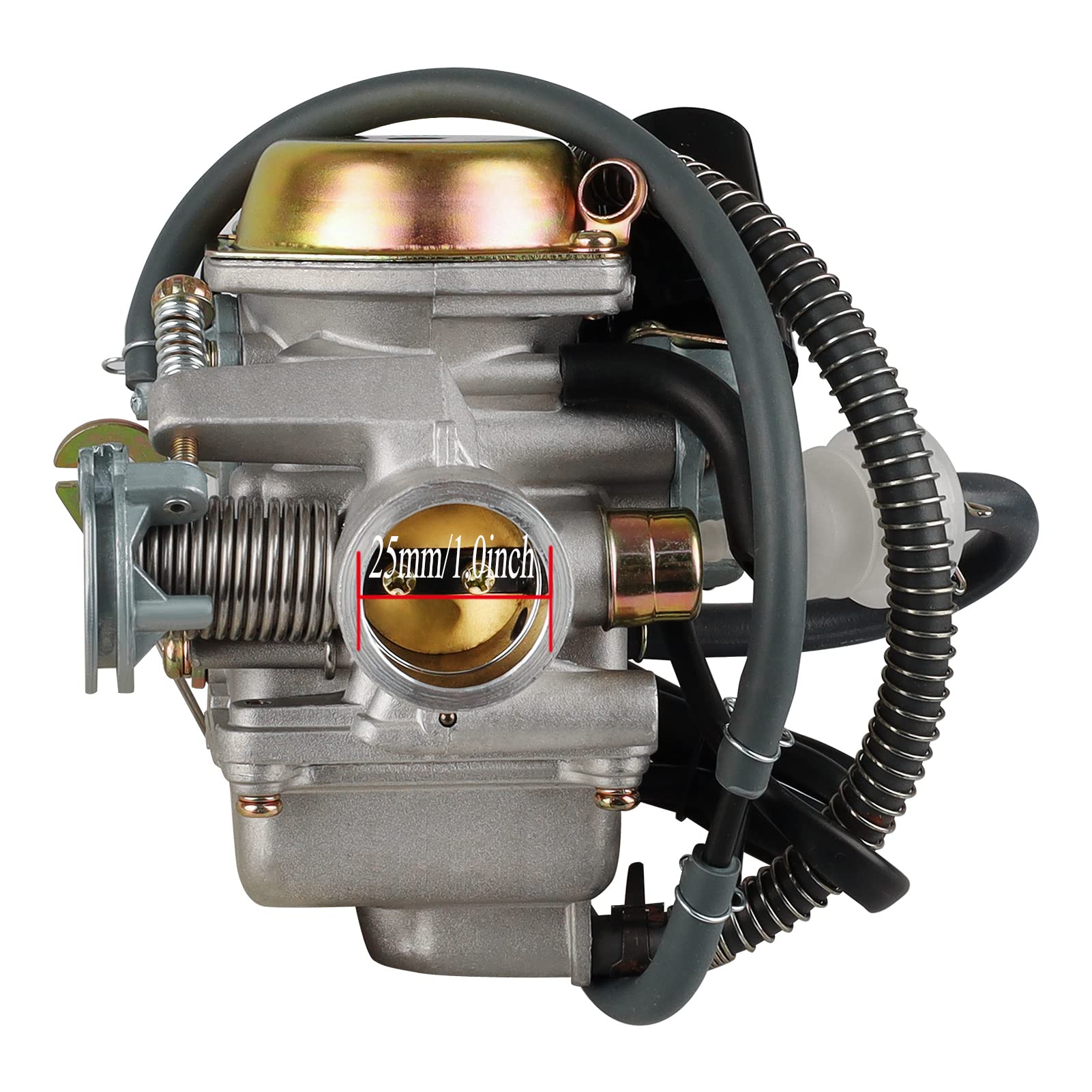150cc Carburetor for GY6 4 Stroke Engines 125cc 150cc 152QMJ 157QMI PD24J 24mm for Motorcycle Scooter ATV Go Kart with Electric