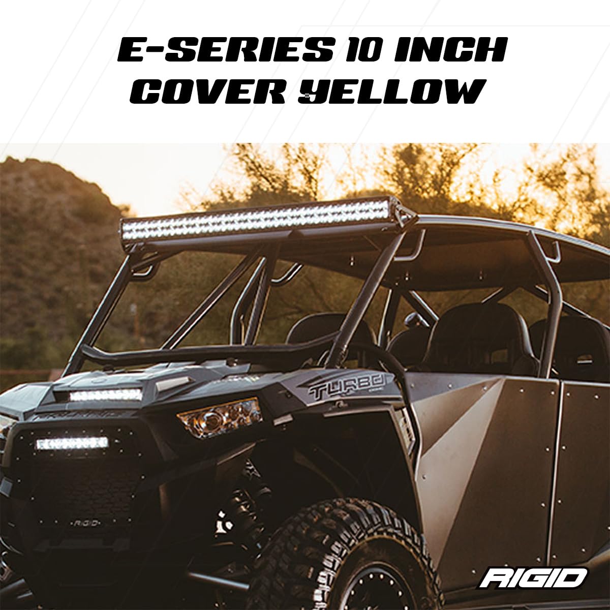 Rigid Industries E-Series 10 Inch Light Cover: Automotive Light Protector
