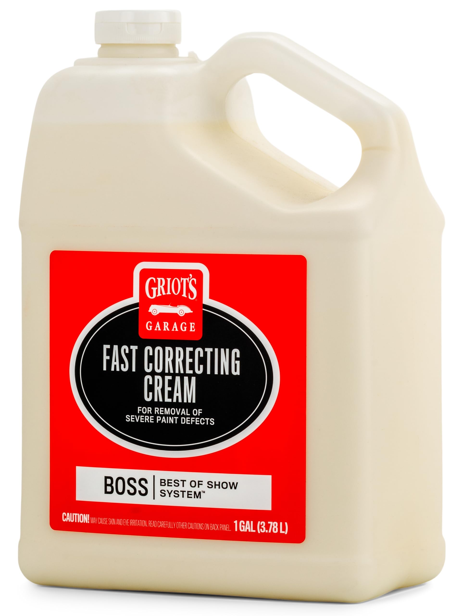 Griot'S Garage Boss Fast Correcting Cream For Car Polishing And Detailing, Swirl, Scratch Remover For Vehicles, One Gallon