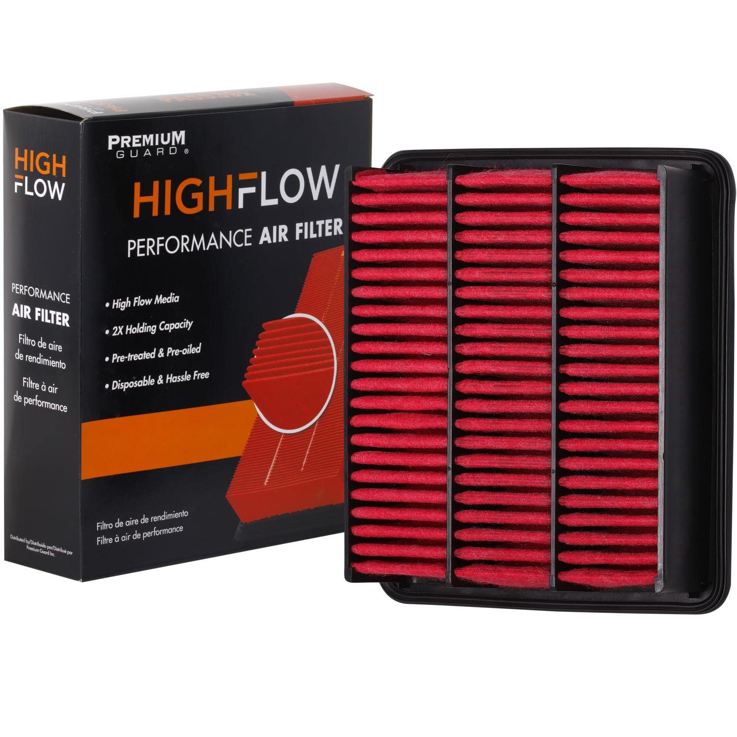 Highflow Pa99223X, High Performance, Pre-Oiled Disposable Engine Air Filter | Fits 2023-16 Mazda Cx-9, 2023-21 Cx-5, 2021-18 6, 2019 Cx-5