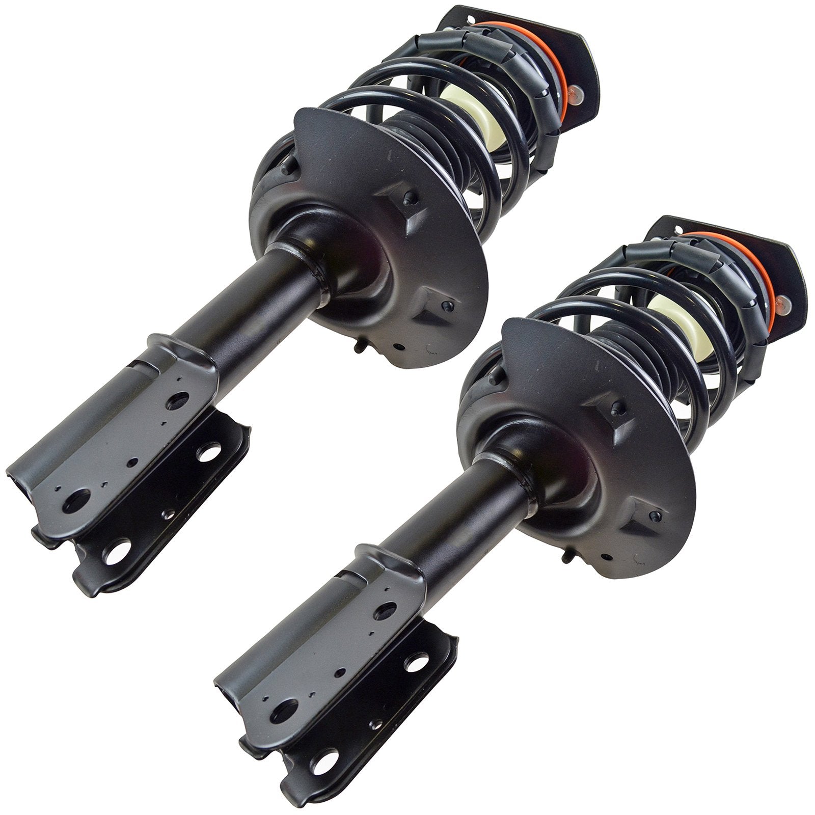 Trq Front Strut & Coil Spring Assembly Set Driver & Passenger Sides Compatible With 97-05 Buick Century 05-09 Lacrosse 97-04 Reg