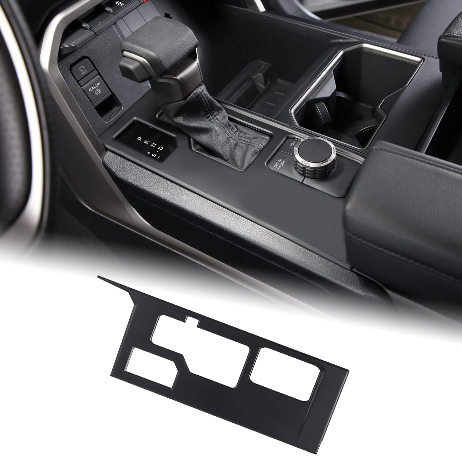Aunginsy Central Control Gear Shift Panel Trim Cover Compatible With Toyota Tundra/Sequoia 2022-2025 Truck Gear Shifter Console