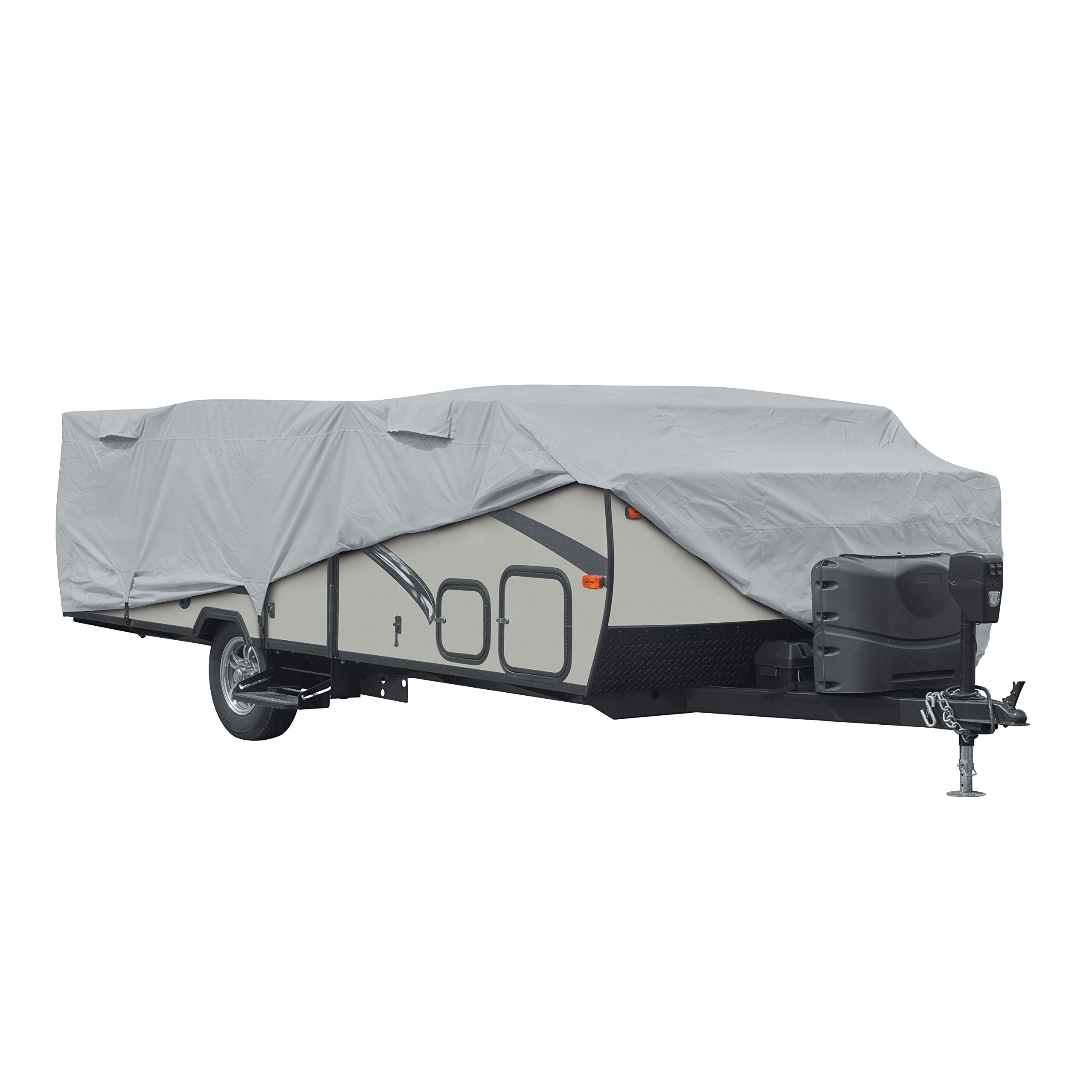 Classic Accessories Over Drive Permapro Folding Camping Trailer Cover, Fits 8'-10'L, Camper Rv Cover, Customizable Fit, Water-Re
