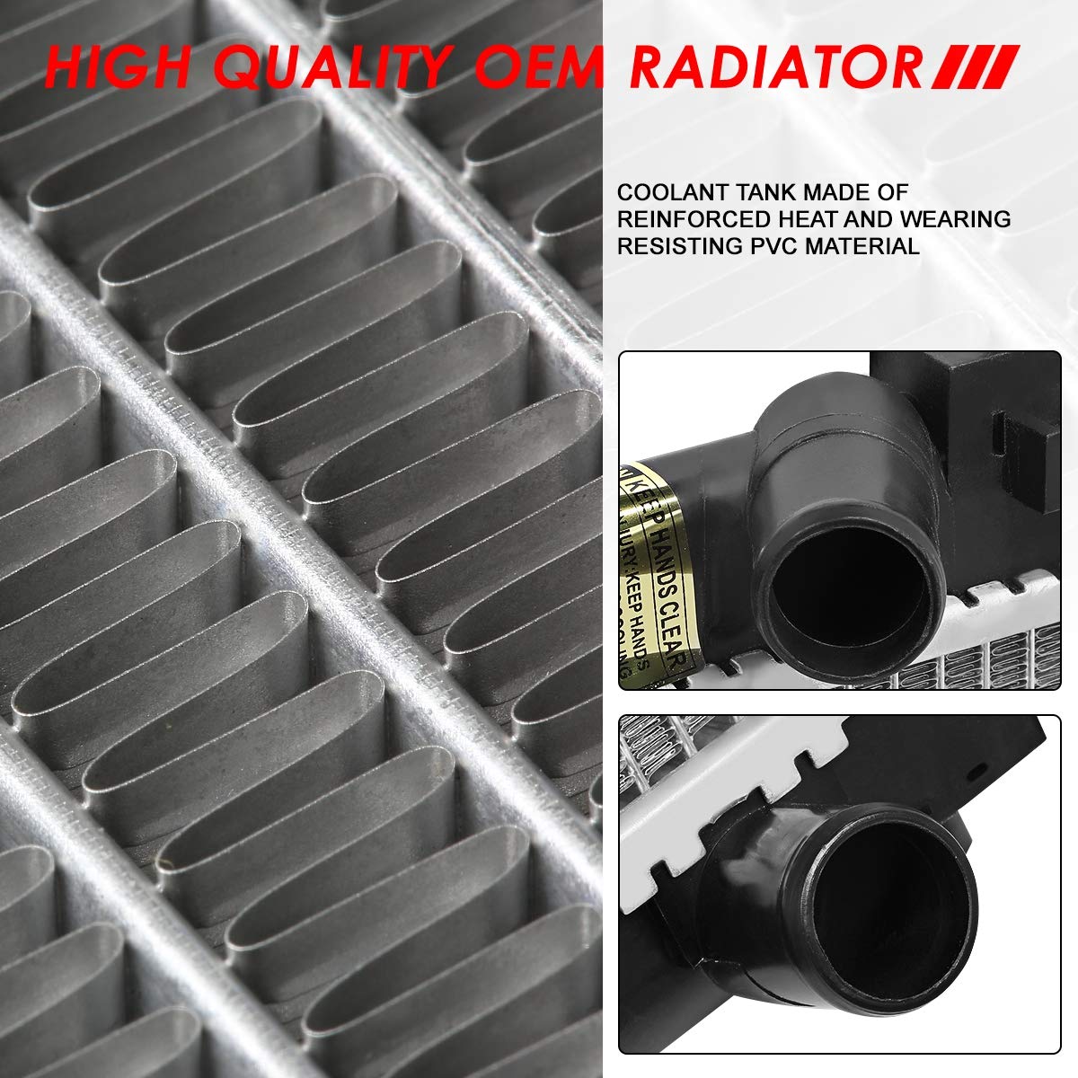 Auto Dynasty DPI 2305 Factory Style 1-Row Cooling Radiator Compatible with Scion xA xB Echo 00-06, Aluminum Core