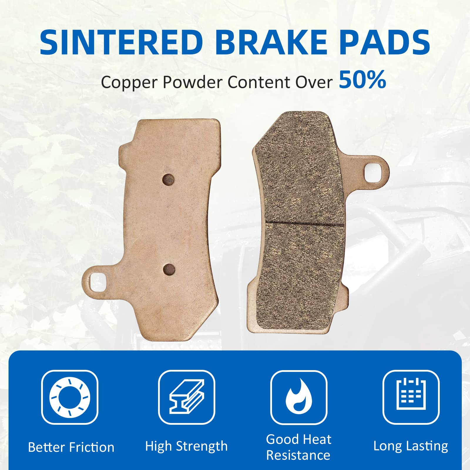 Front Rear Brake Pads Sintered For Harley Davidson Road Glide Road King Street Glide Electra Glide Ultra Limited Night Rod Street Rod V-Rod Tri Glide